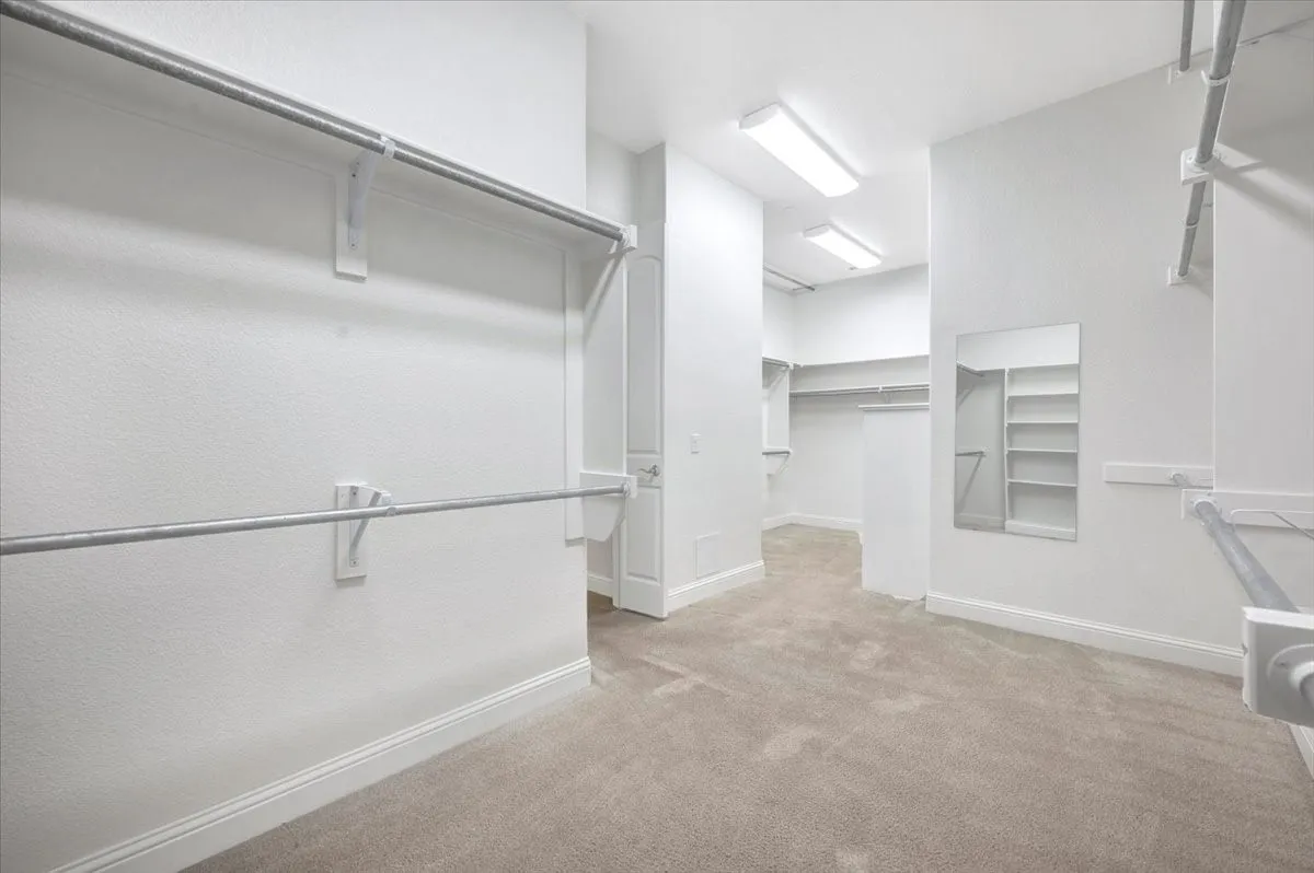 1 of 2 massive primary closets