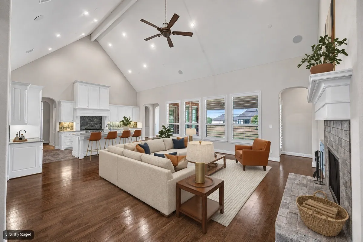 Virtually Staged Living Area