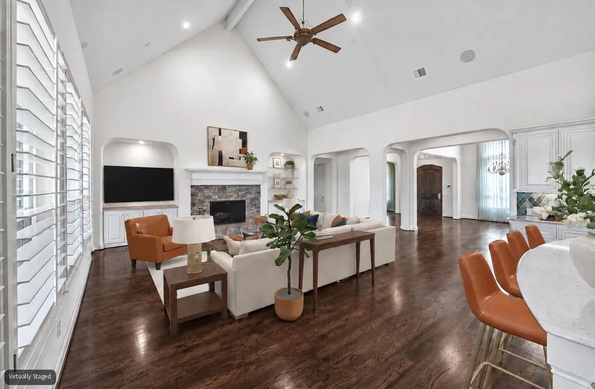 Virtually Staged Living Area