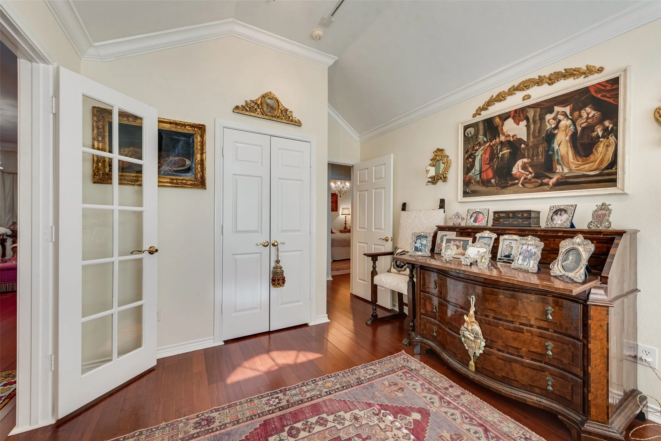 French doors.