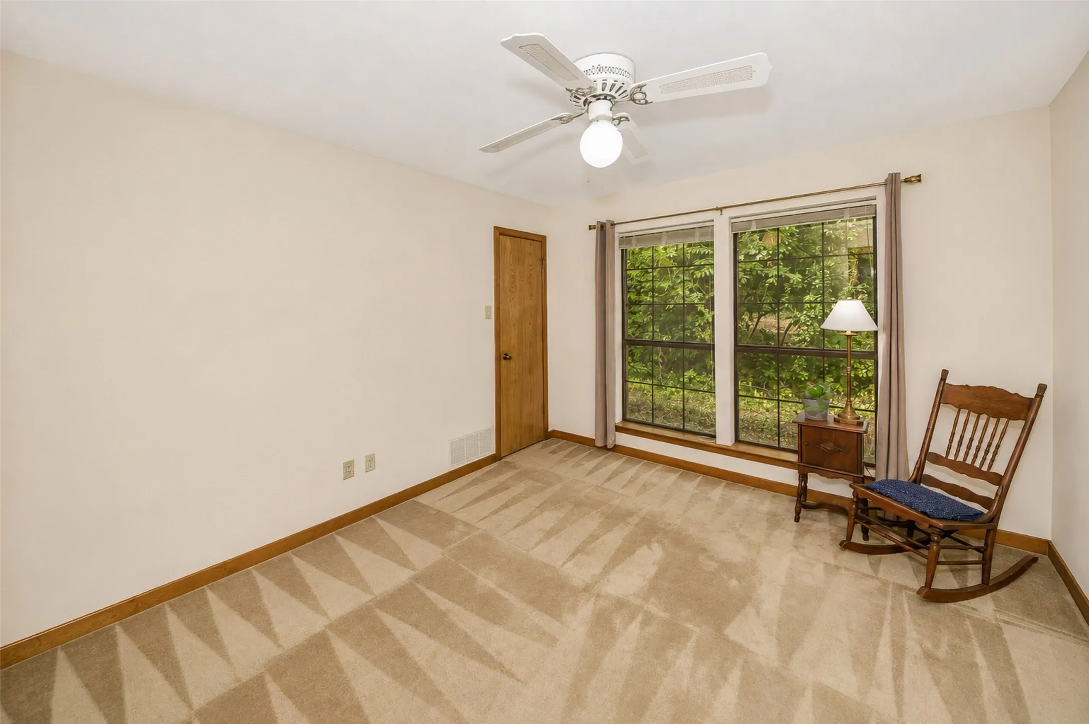 Secondary bedroom located on the side of the home.