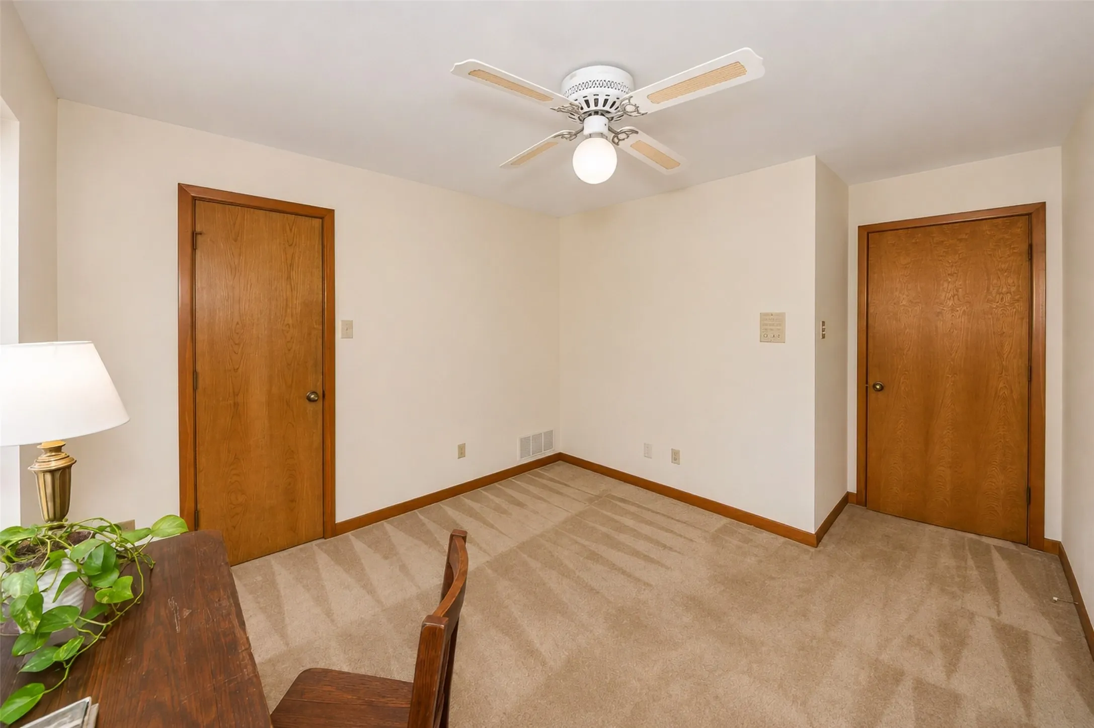 Another view of rear secondary bedroom.