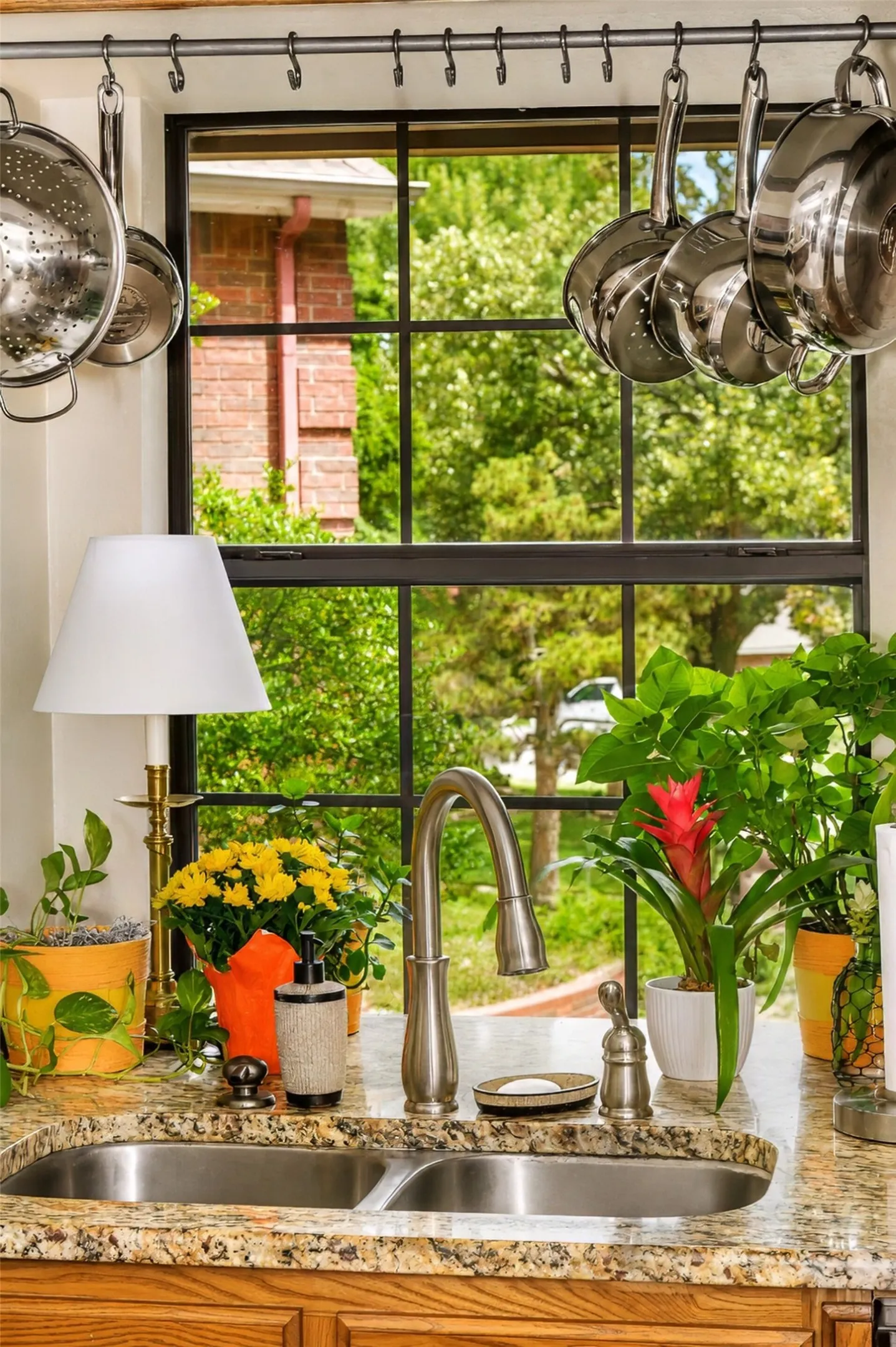 Gorgeous views from this kitchen window.