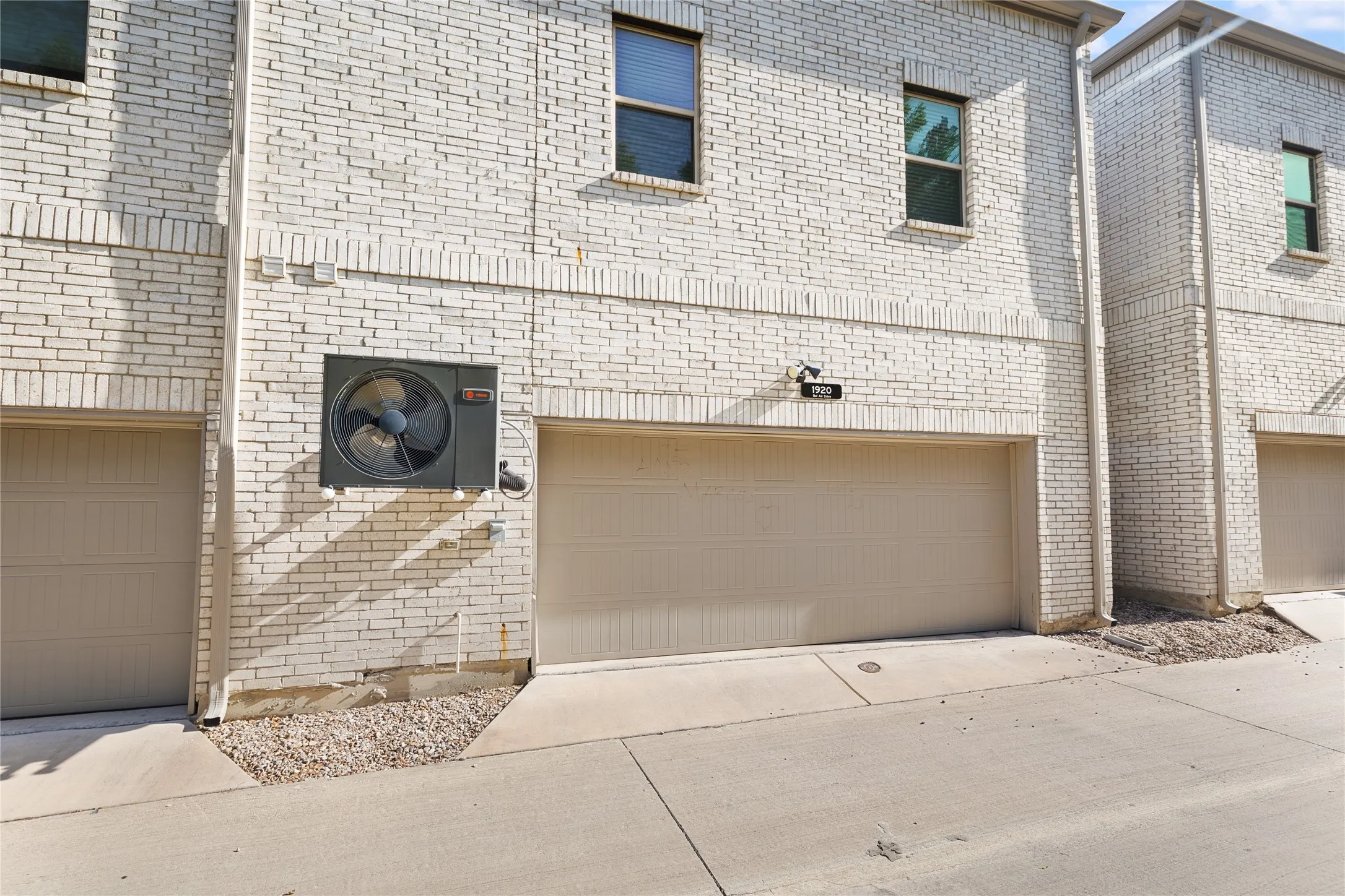 Two car garage.