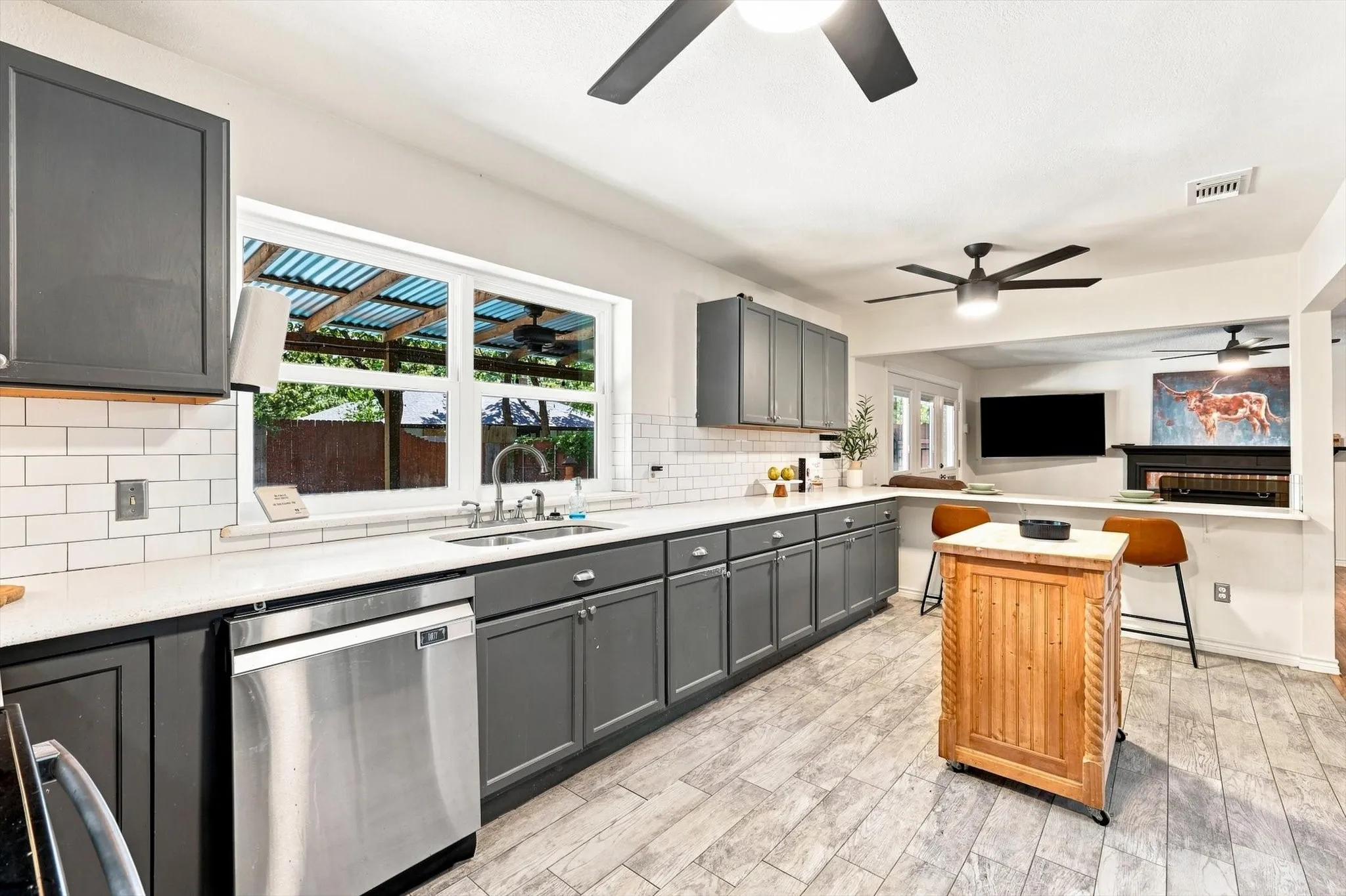 If You Have to Be in The Kitchen, Looking Out Over The beautiful Pool is an Added Bonus!