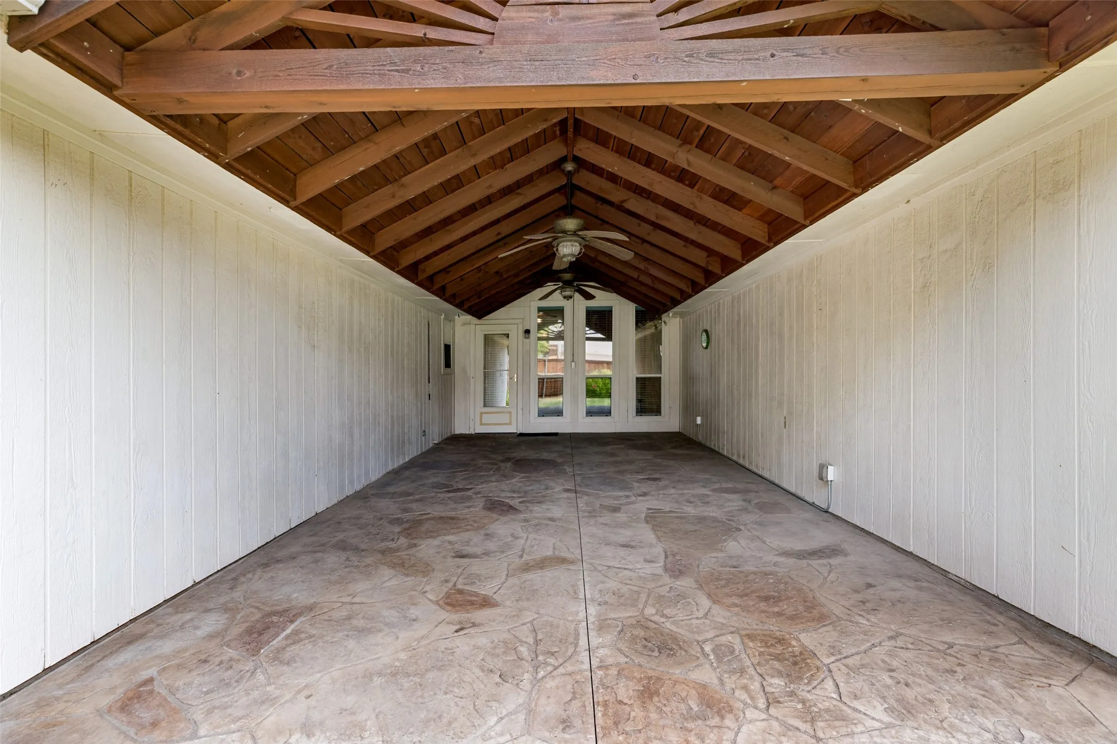 Covered patio