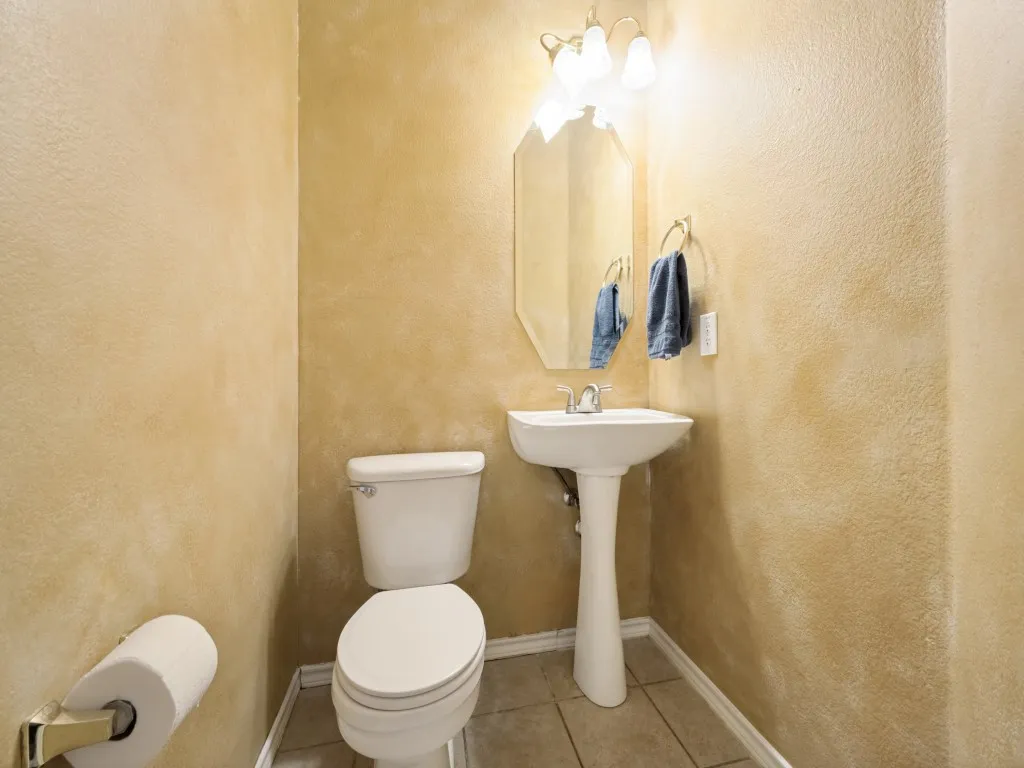 Downstairs powder bath