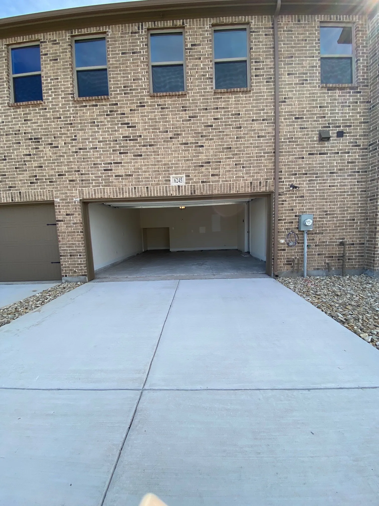 long driveway for additional parking