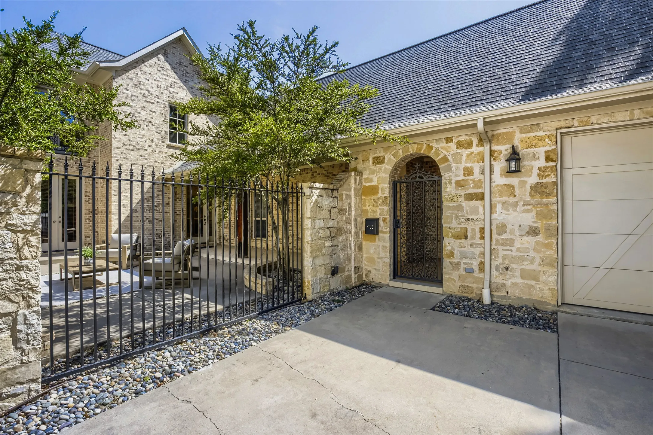 Front courtyard