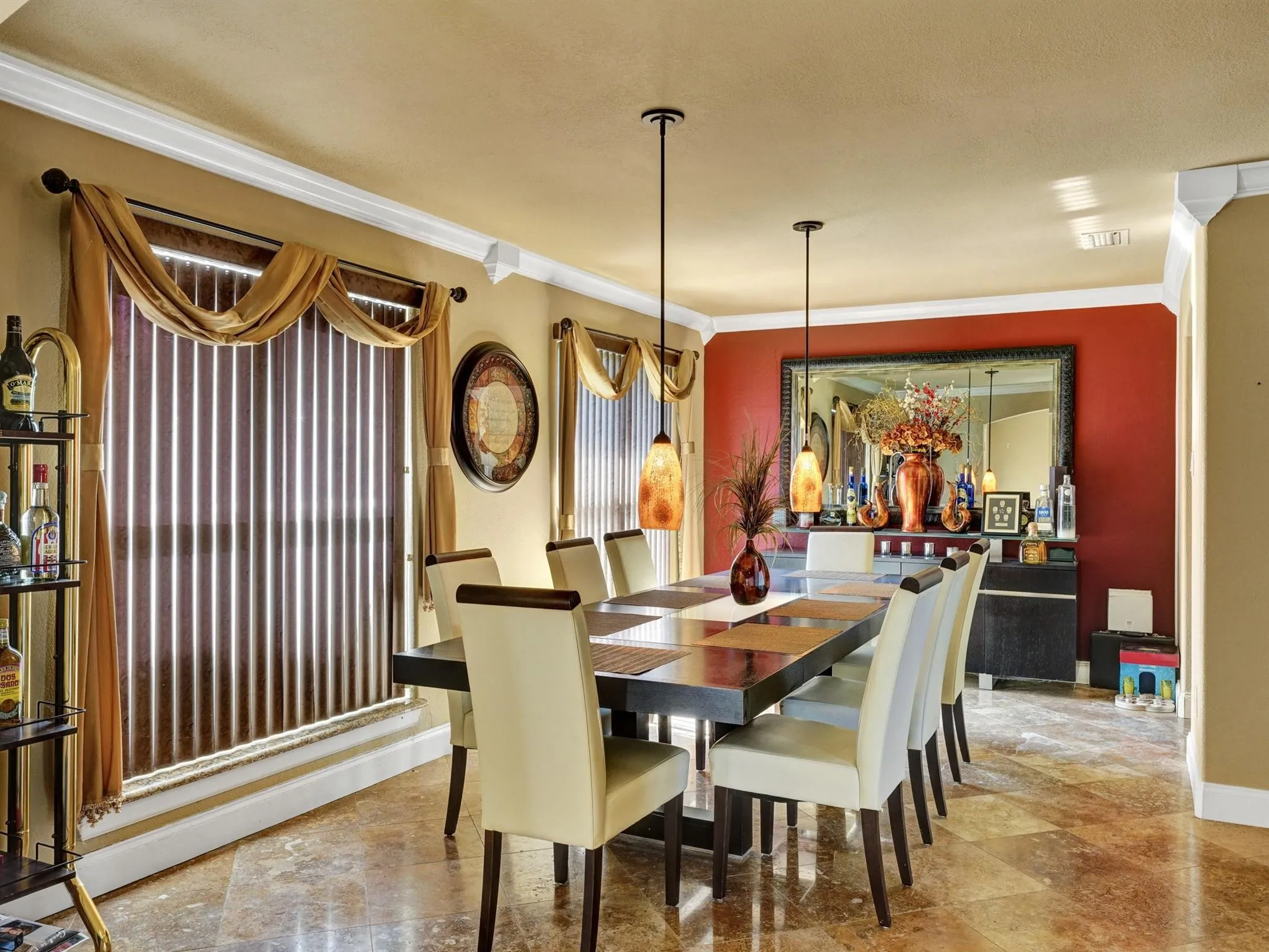 Dining Room before furniture was moved out.
