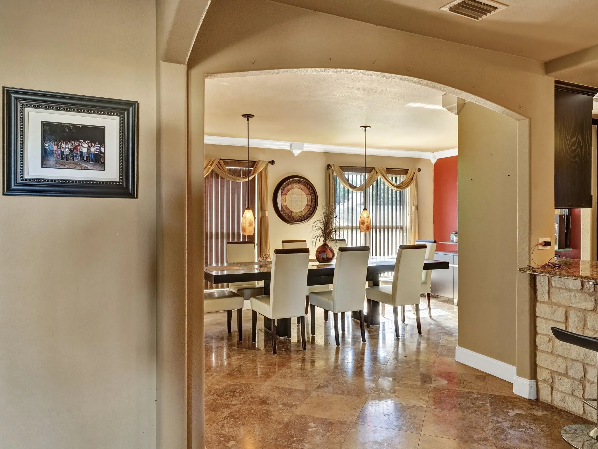 Dining Room before furniture was moved out.