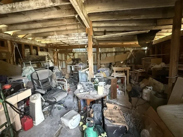 Inside of garage-workshop