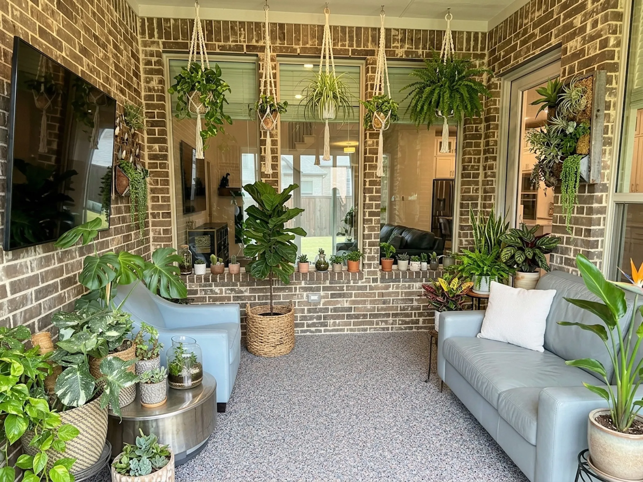 Enclosed patio or sunroom