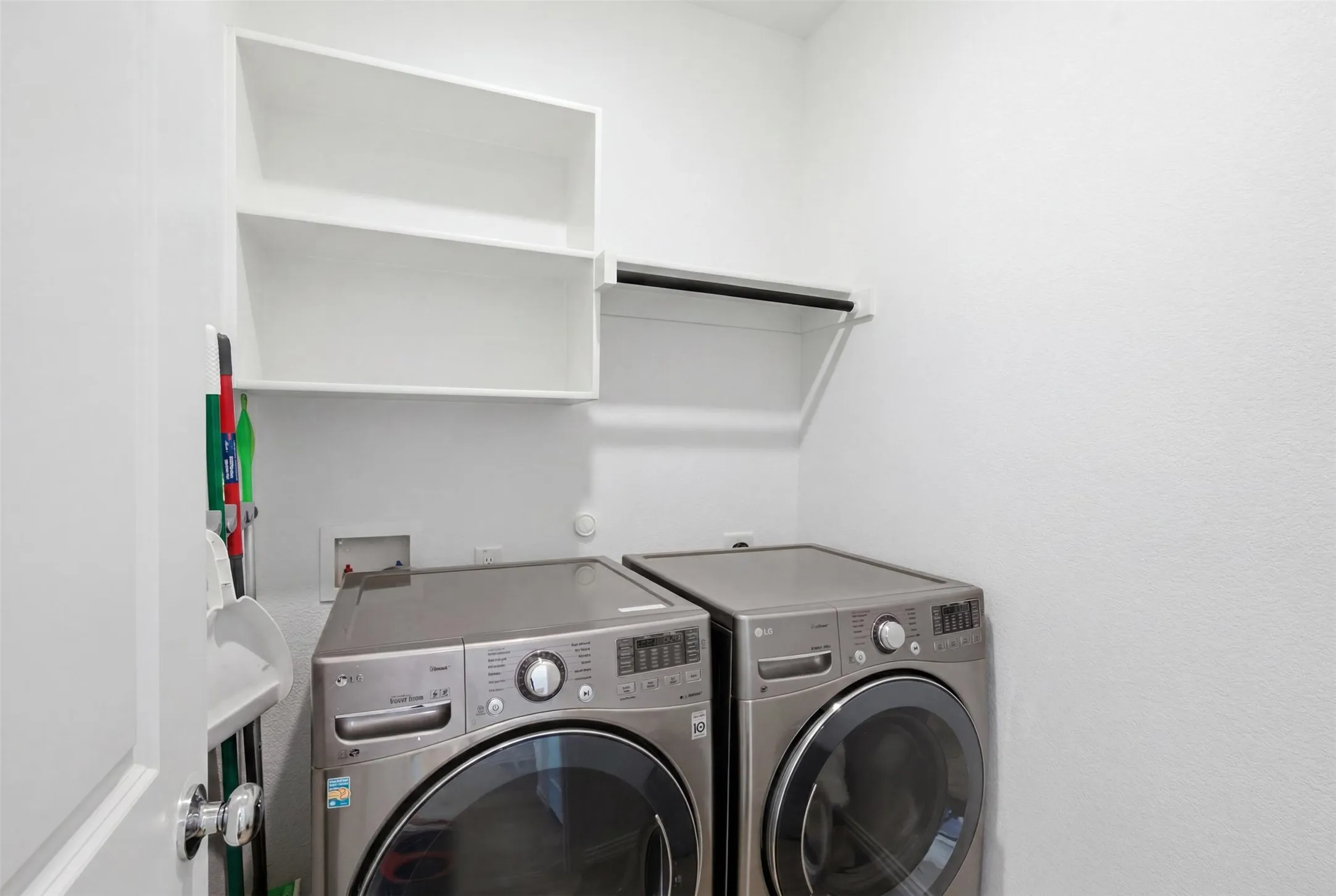 Full size washer and dryer included!