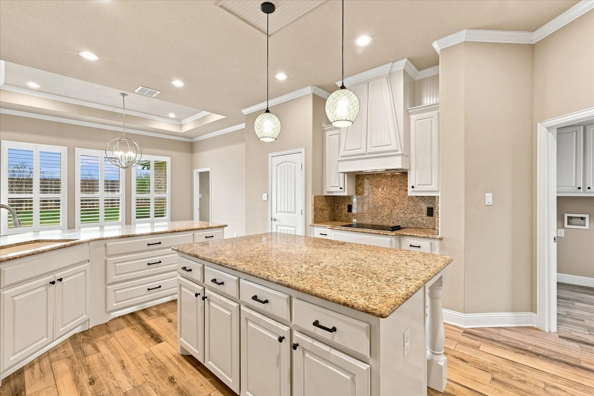 From stove to sink to island, this space is beautiful and functional, ready for amazing meals and memories!