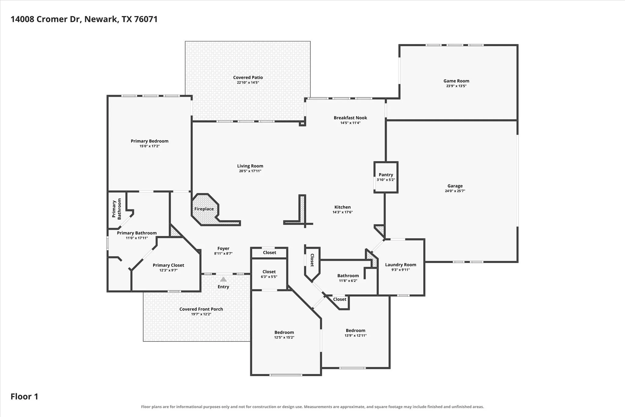 All measurements are estimated. Buyer and buyers agent to confirm.