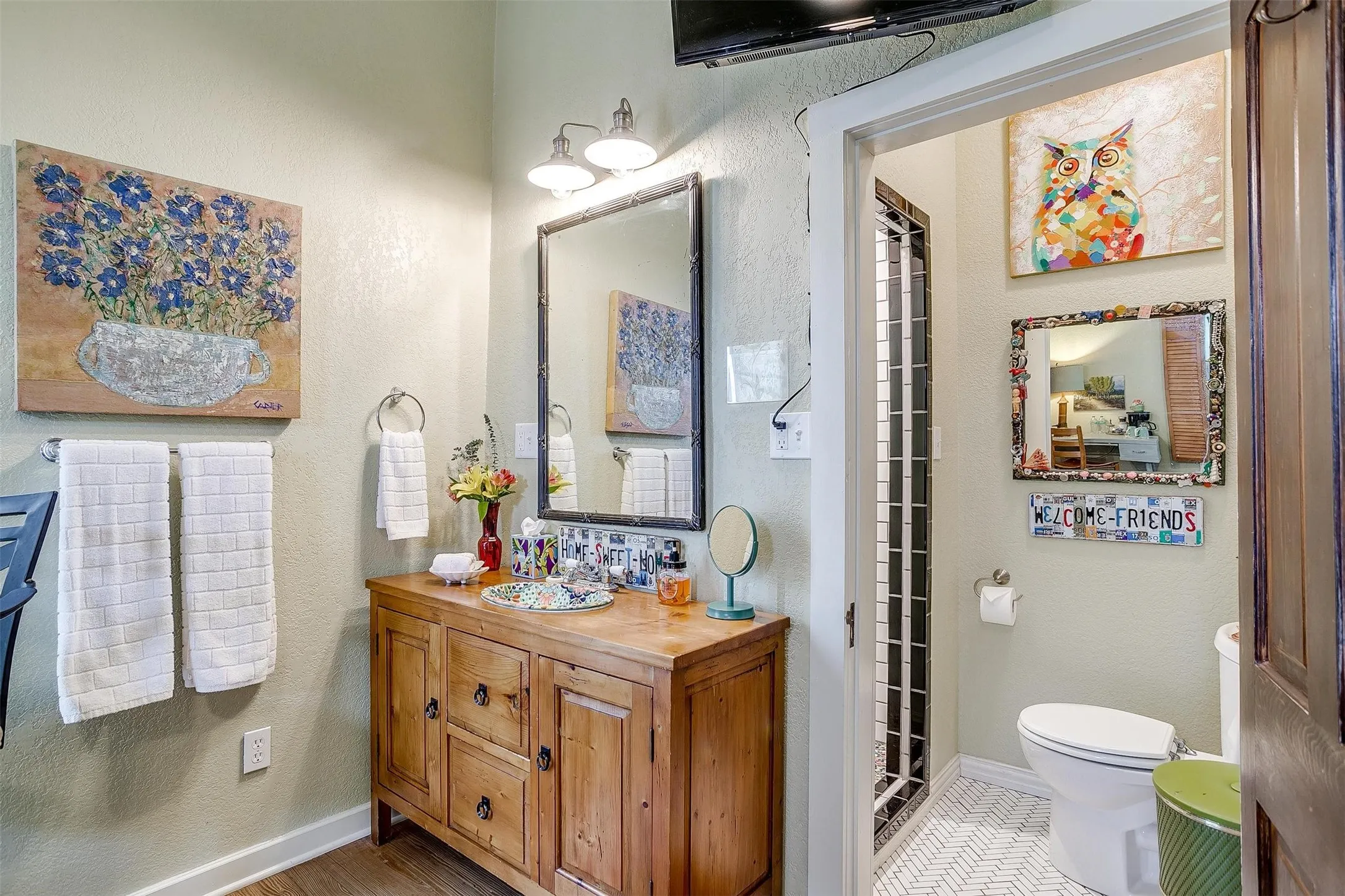private bathroom