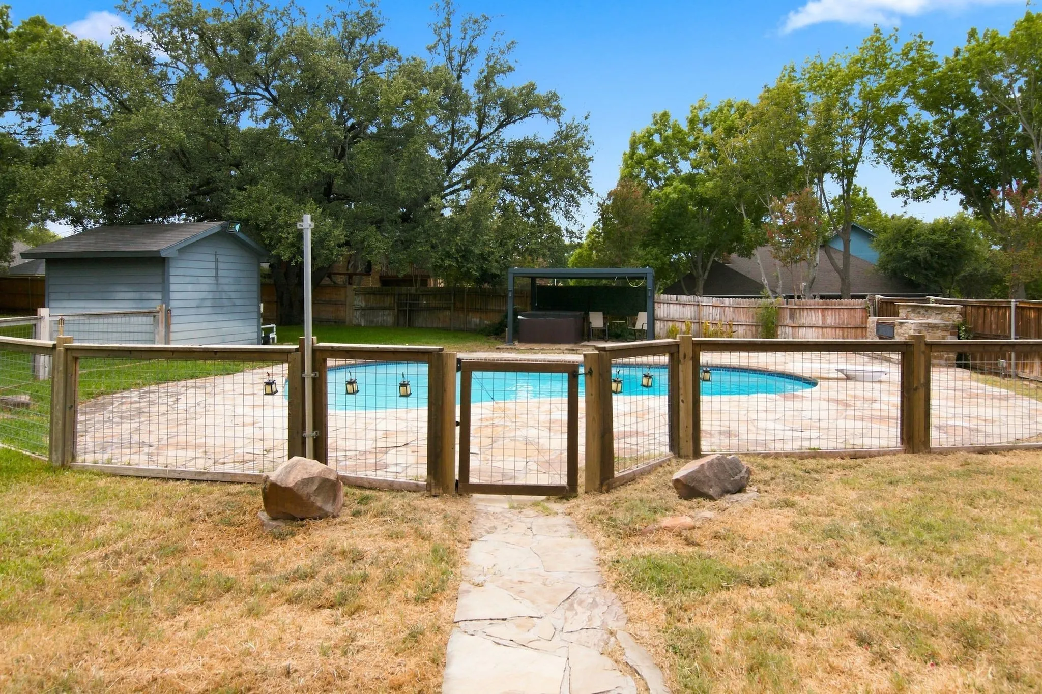 Fenced Pool Area