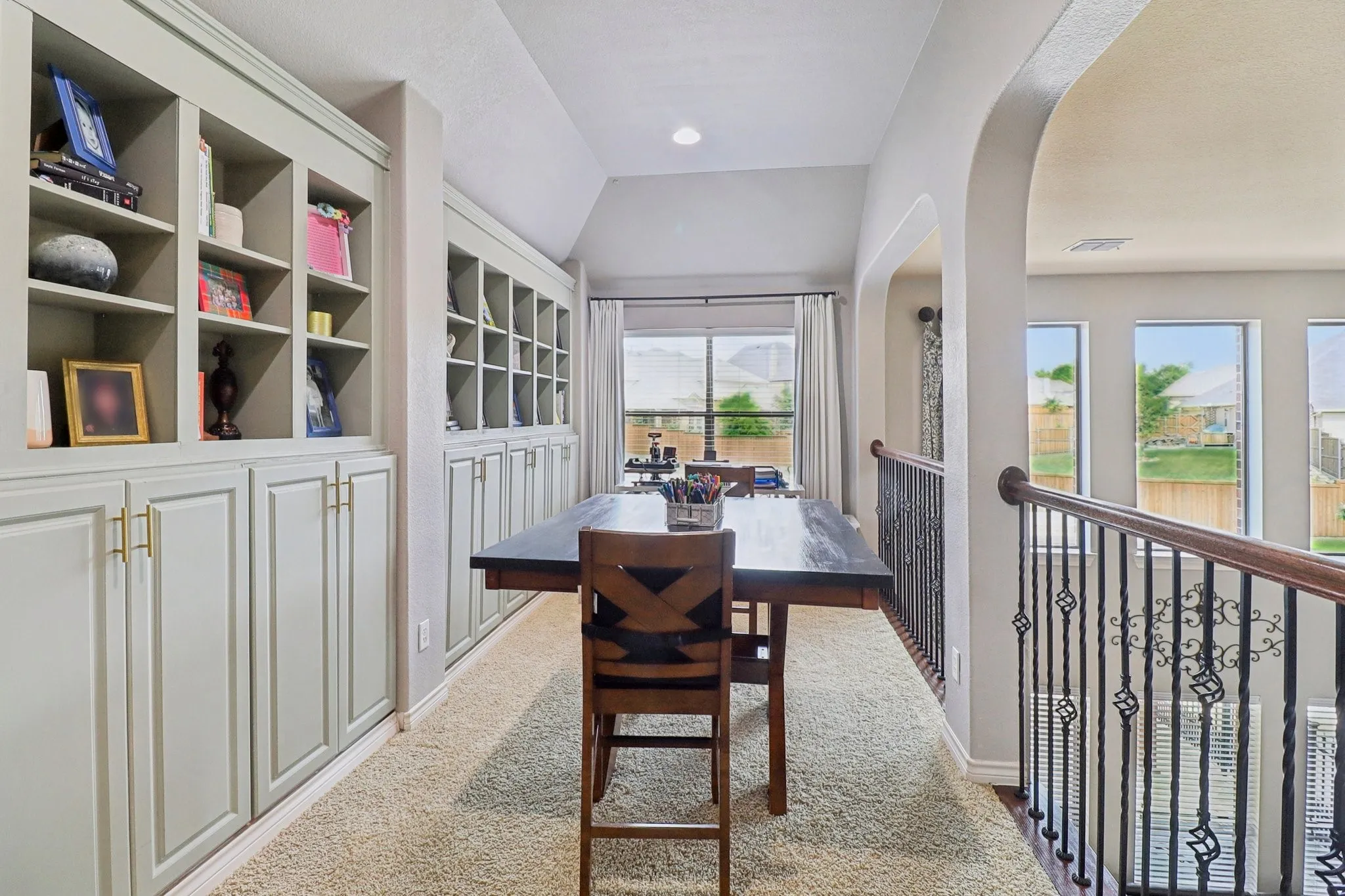 Upstairs Landing with Built-ins