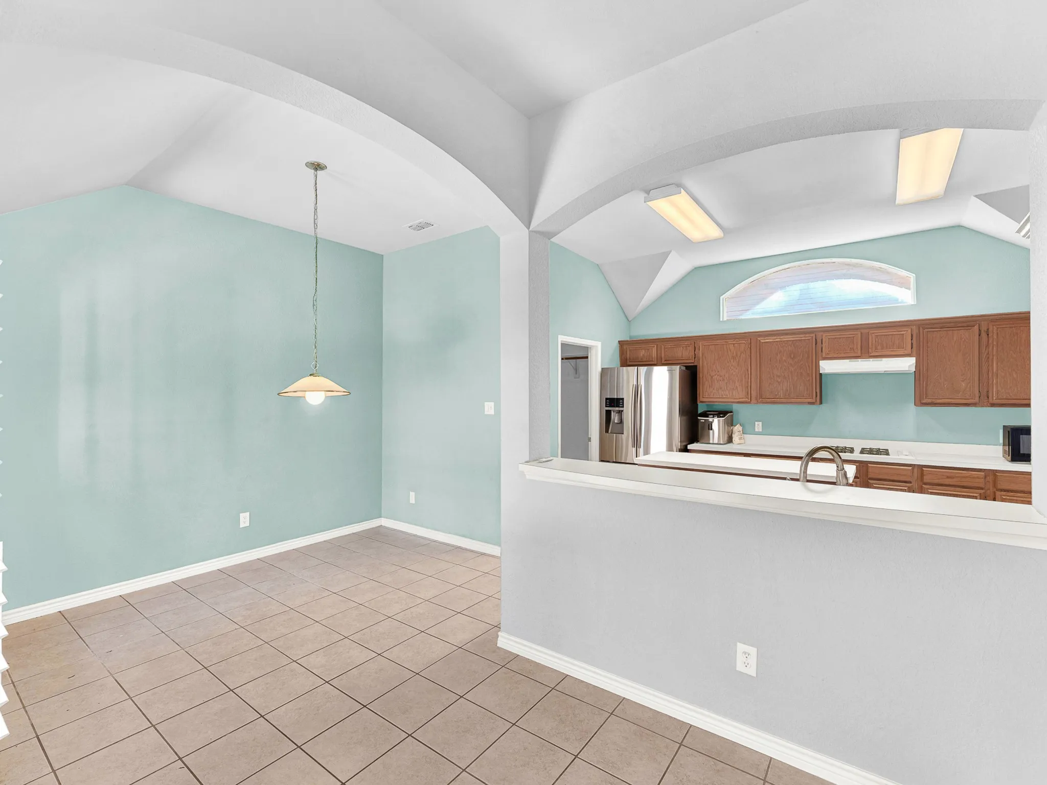 And Bar top from kitchen