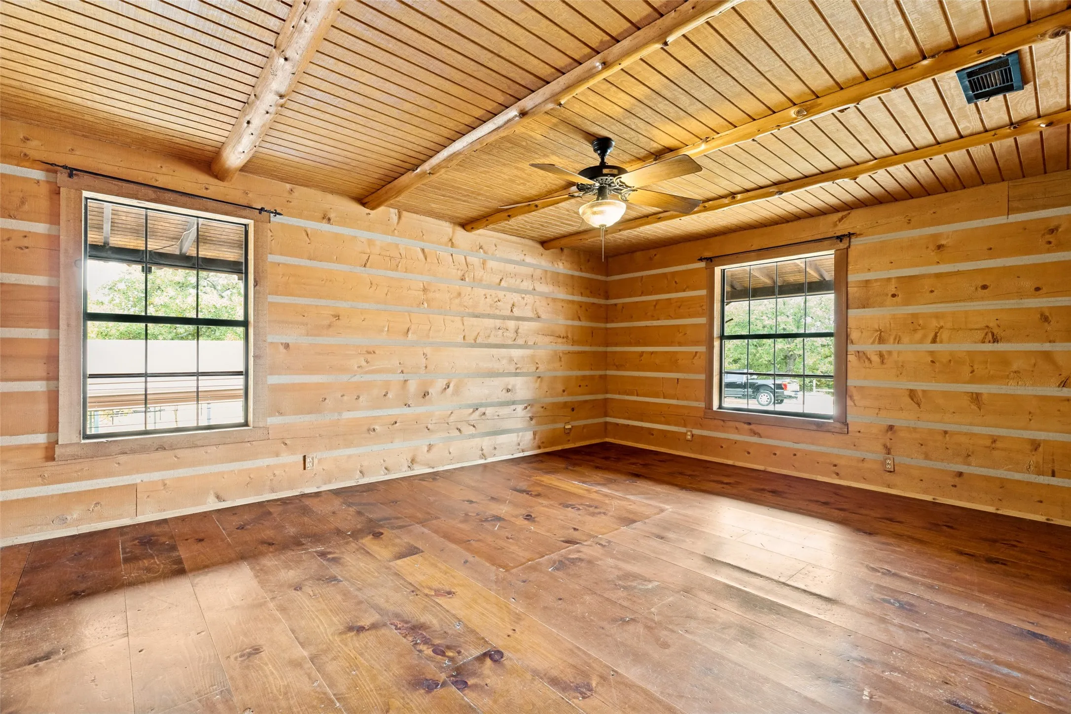 Primary Bedroom with Wide plank Flooring