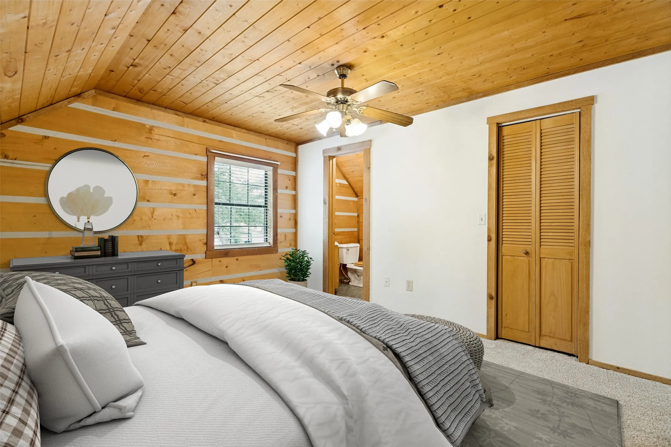 Virtually Staged 3rd Bedroom