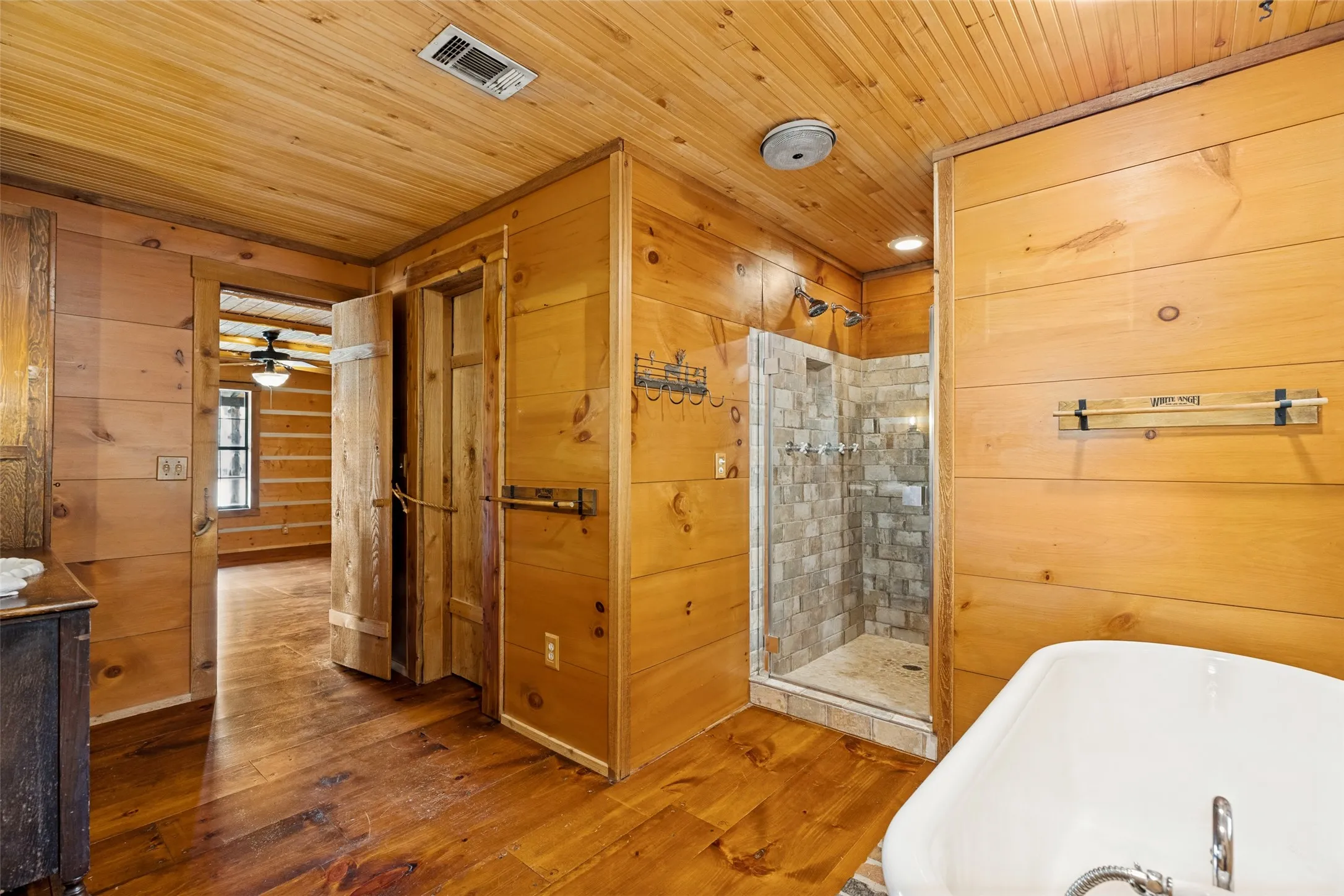 Primary Bath with Separate Shower with Dual Heads