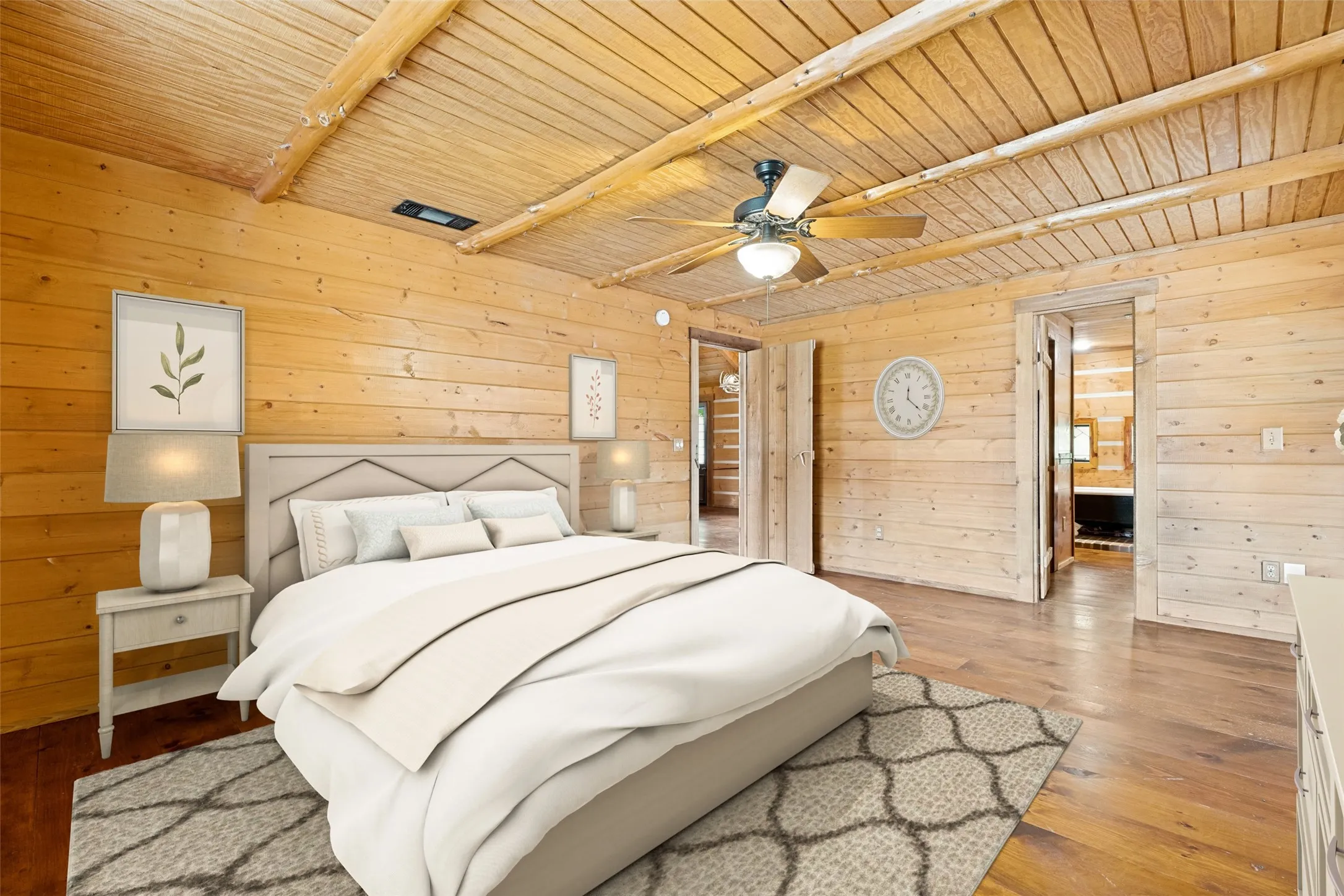 Virtually Staged Primary Bedroom