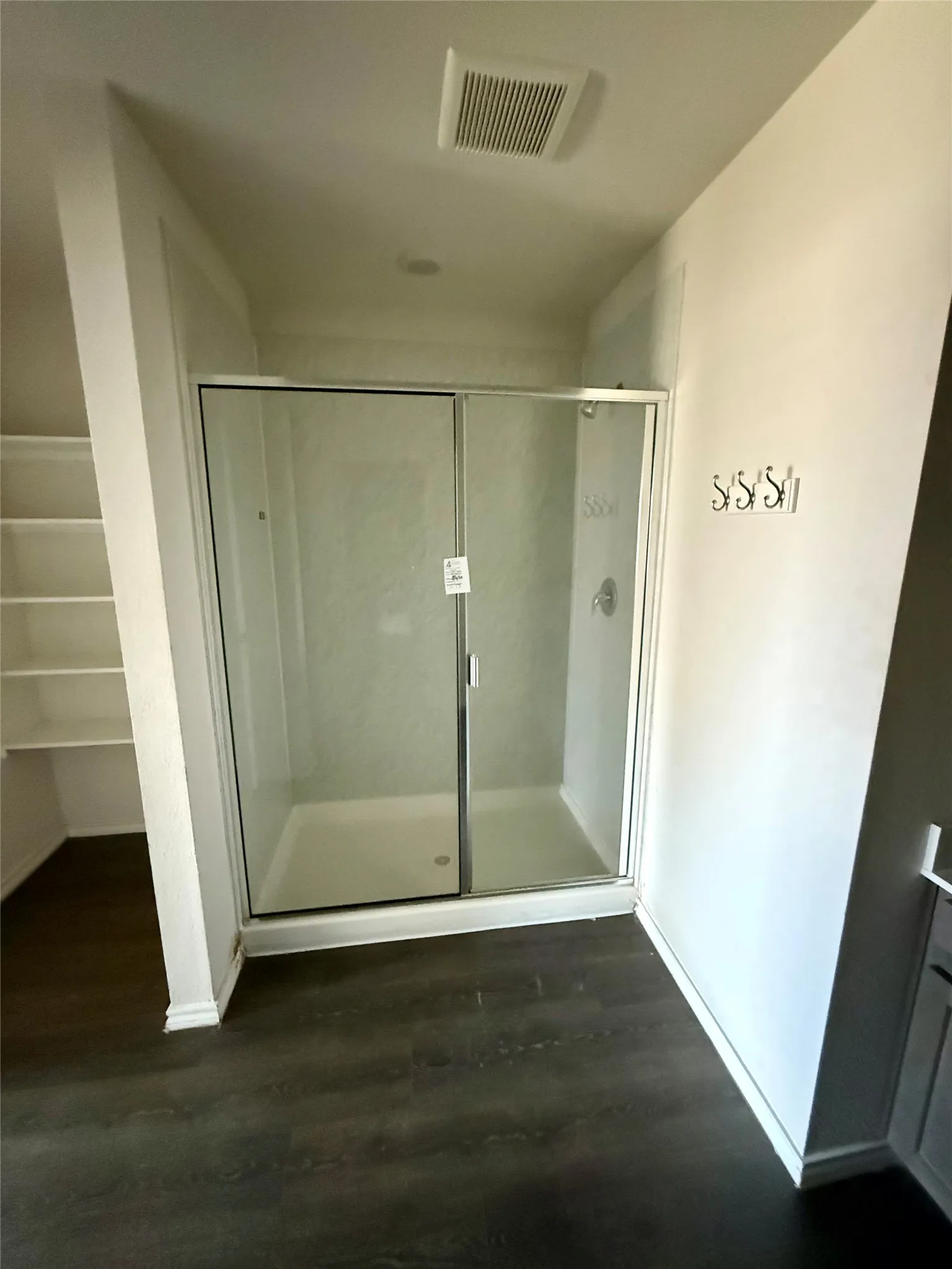 Primary bathroom shower