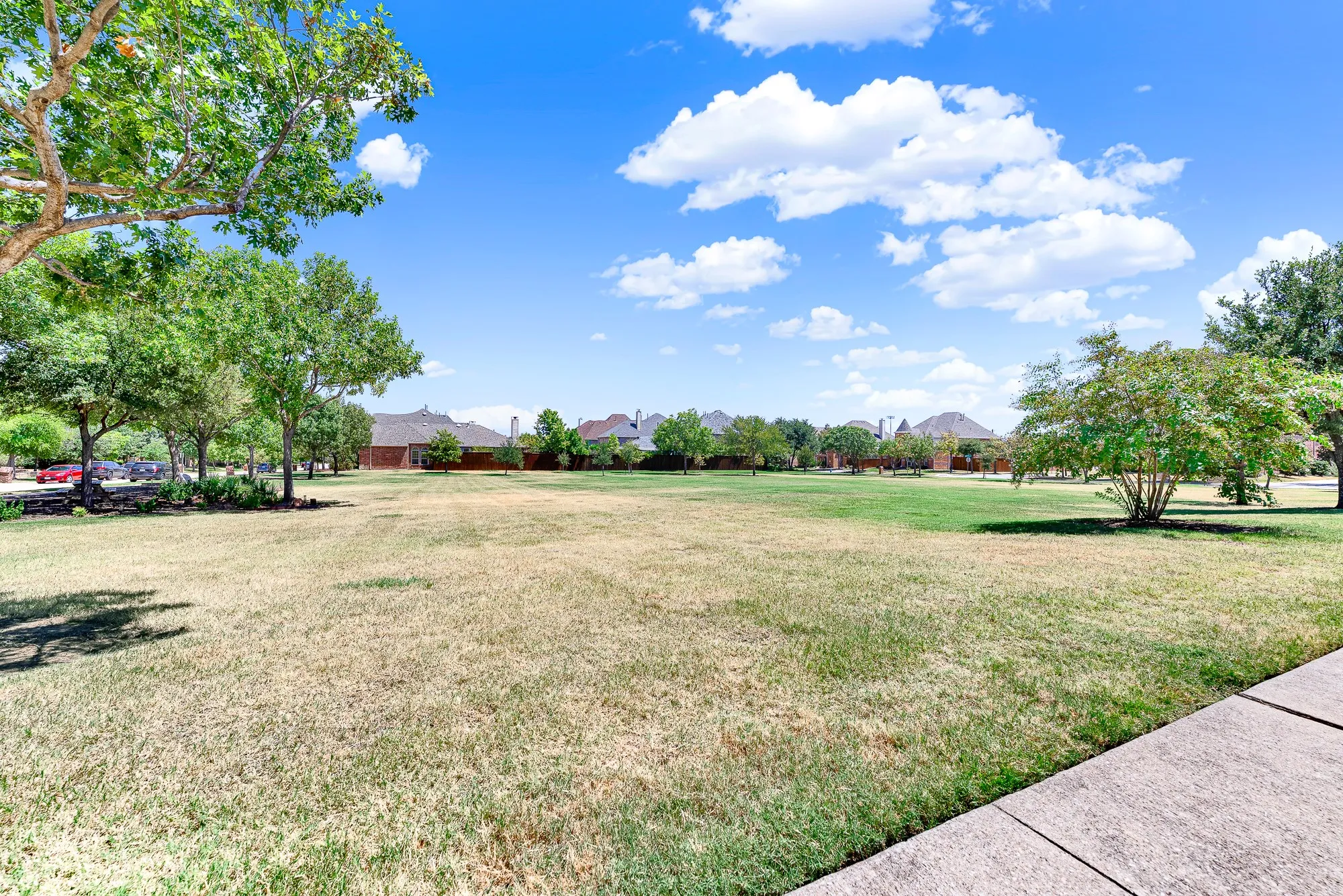 This little park is right across the street.