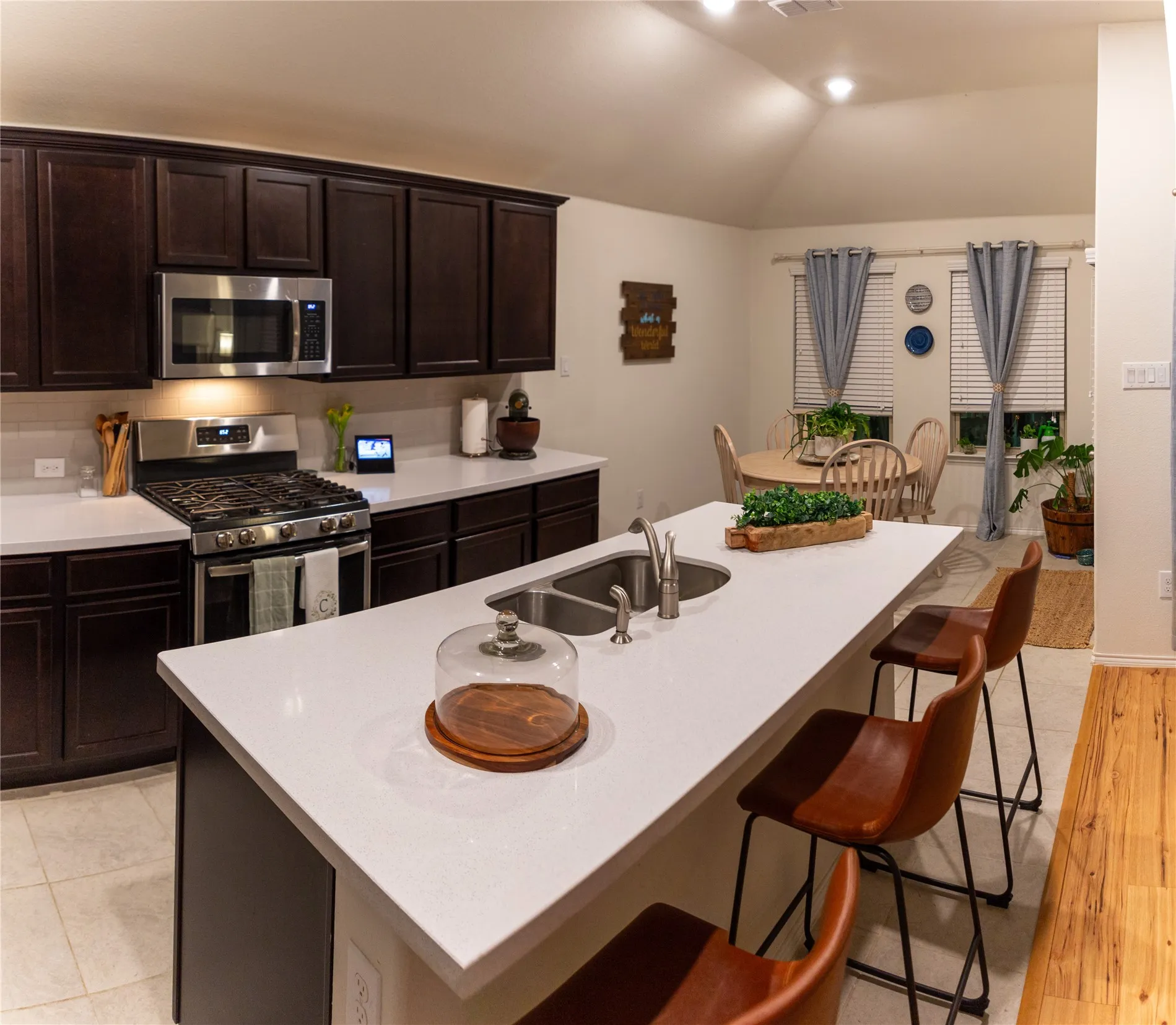 Large kitchen island