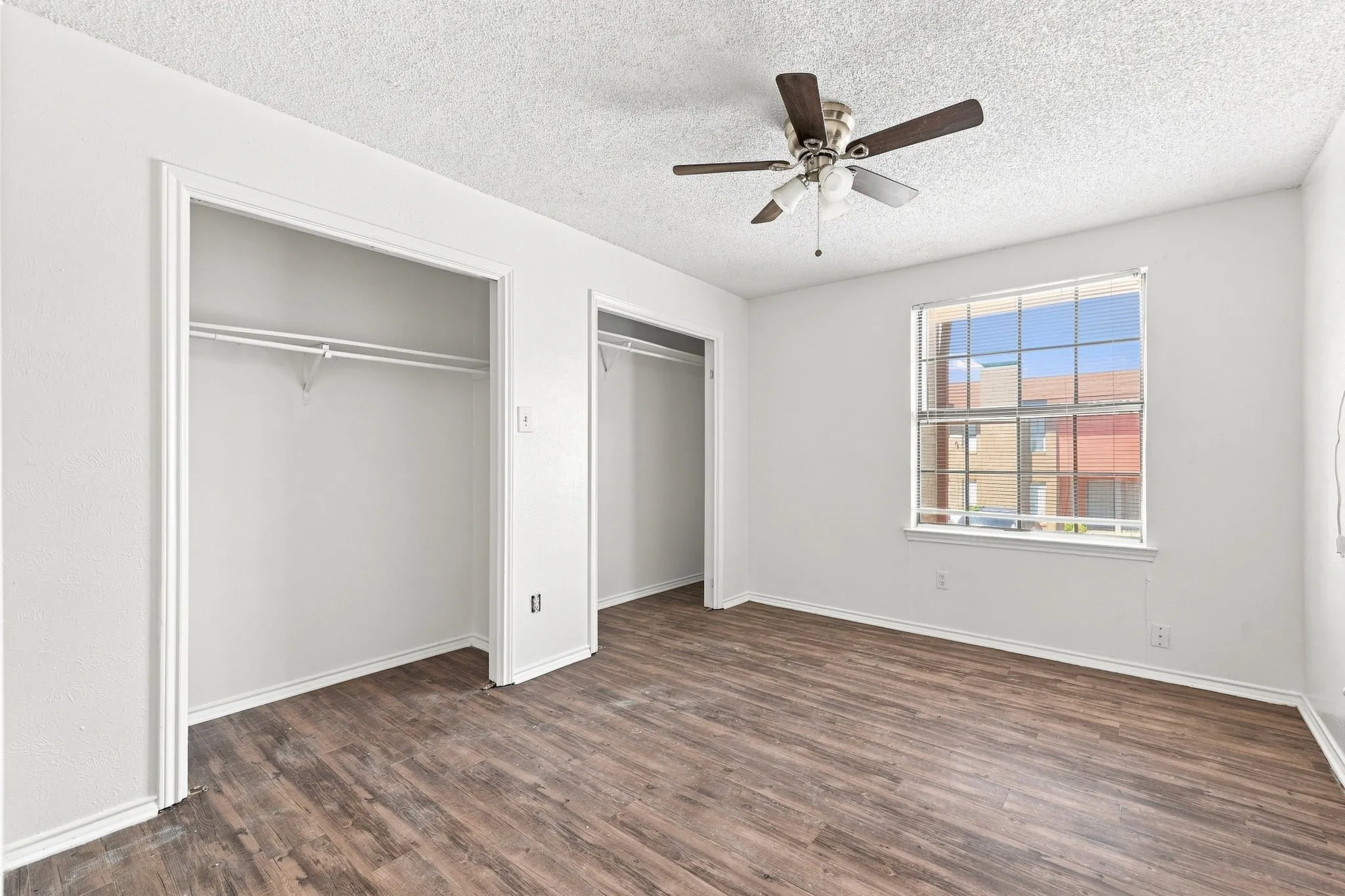 Vacant Unit 13 – Primary Bedroom and Closets