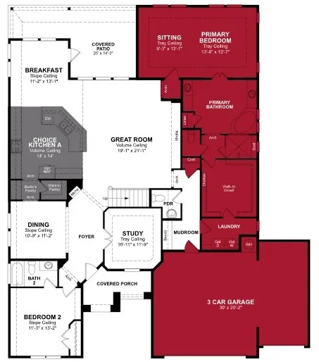 Beazer Homes Heath Golf and Yacht Club Kerrville Floorplan.