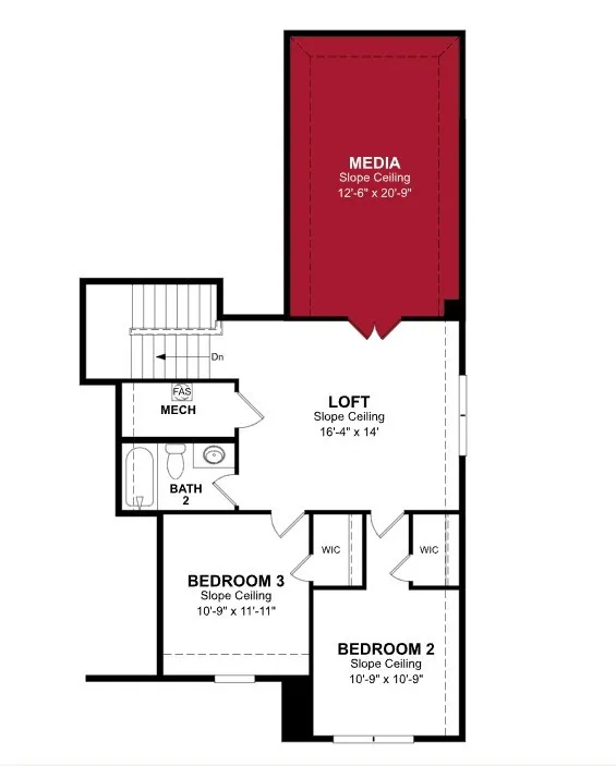 Beazer Homes Brookville Estates Avalon Floorplan.