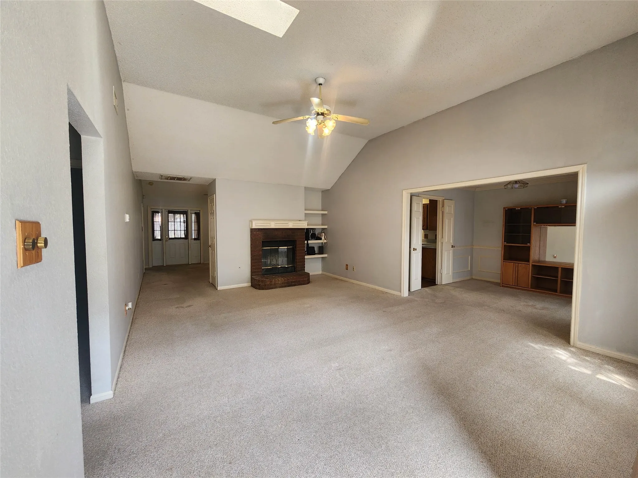 Entry into living area