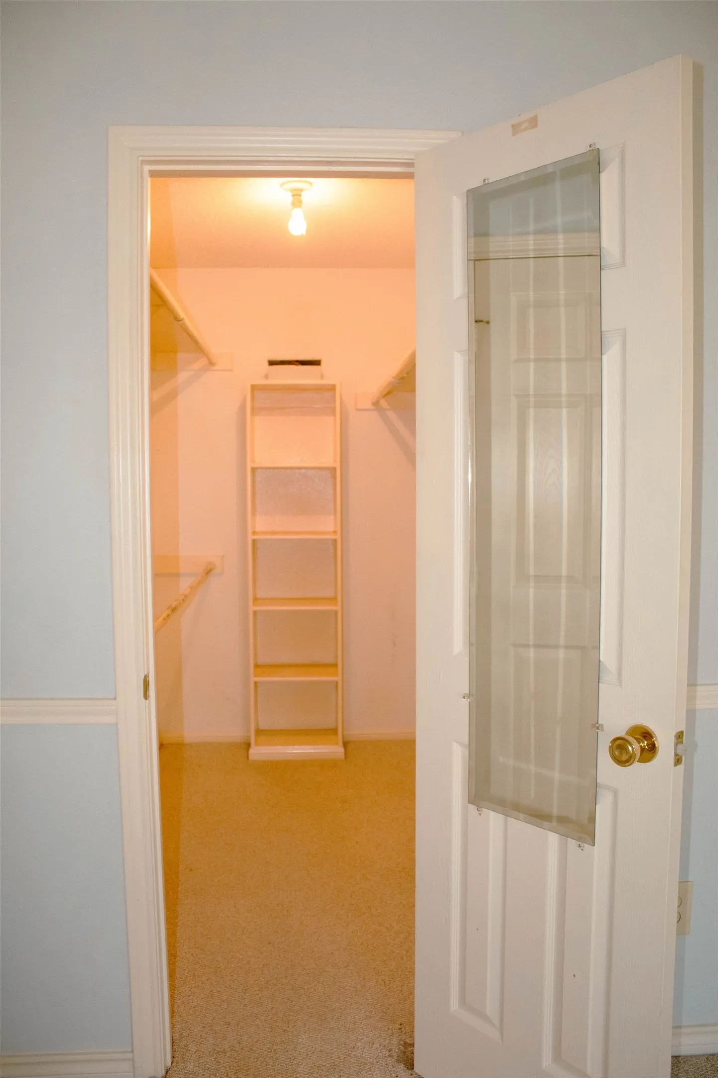 Primary walk in closet