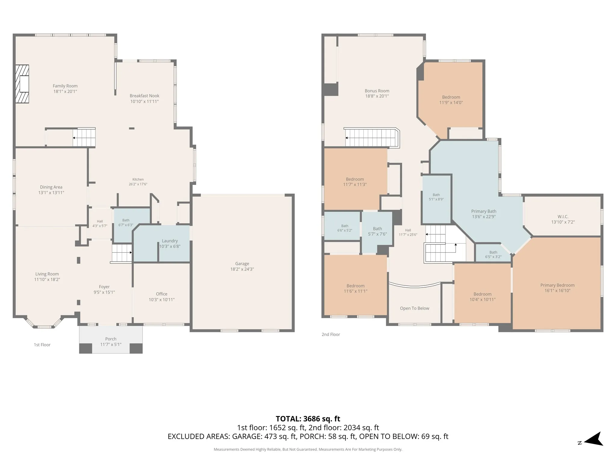 1st & 2nd Floor