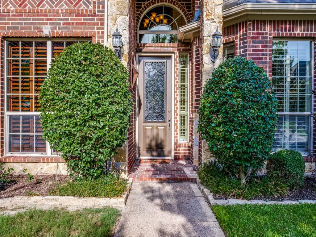 Beautiful Entry with Transom Window for Natural Light