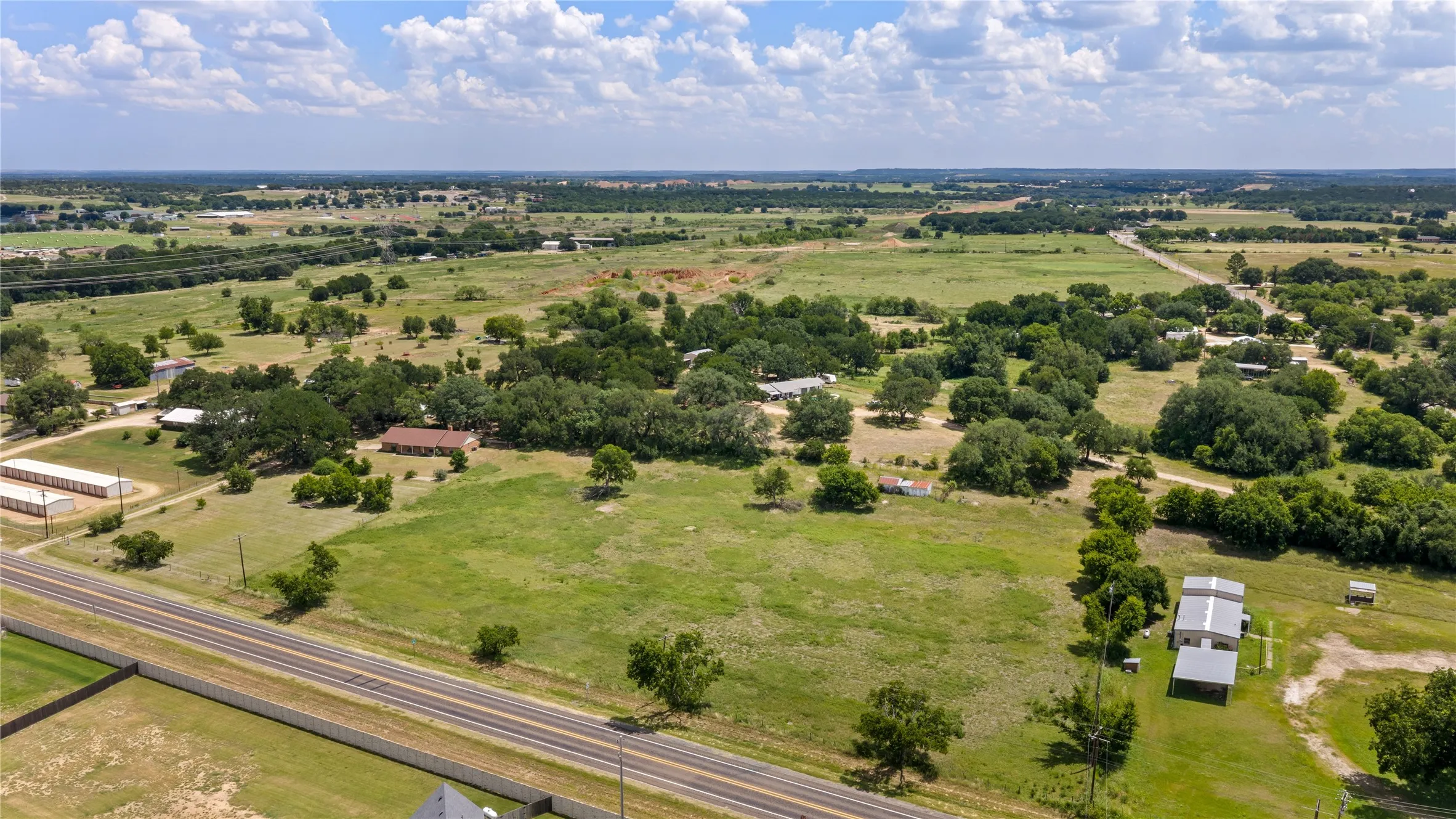 House and property on left. Larger pasture not for sale.