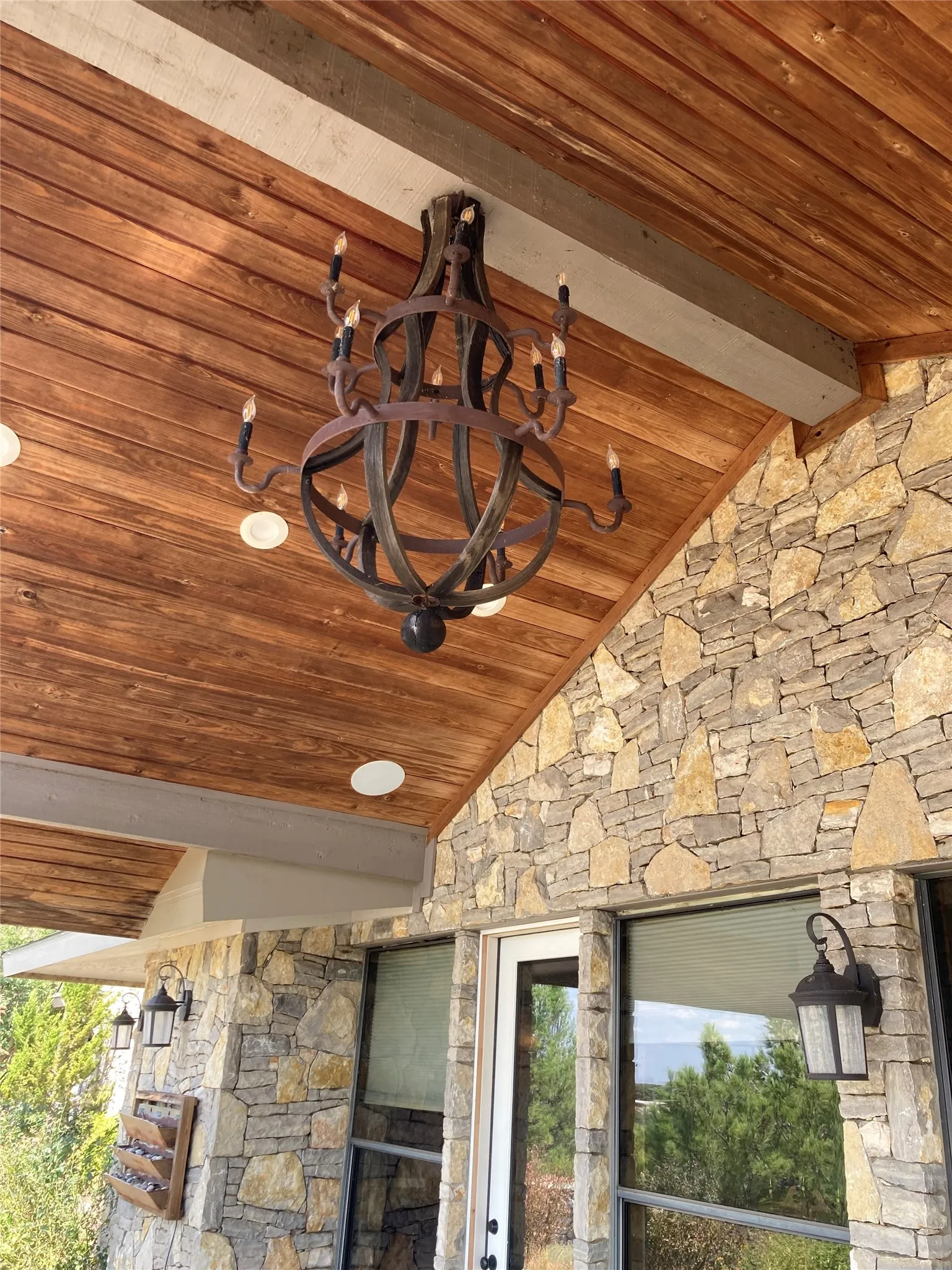 Super clean covered patio