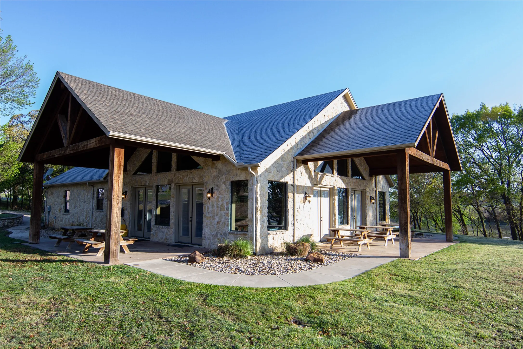 Clubhouse exterior