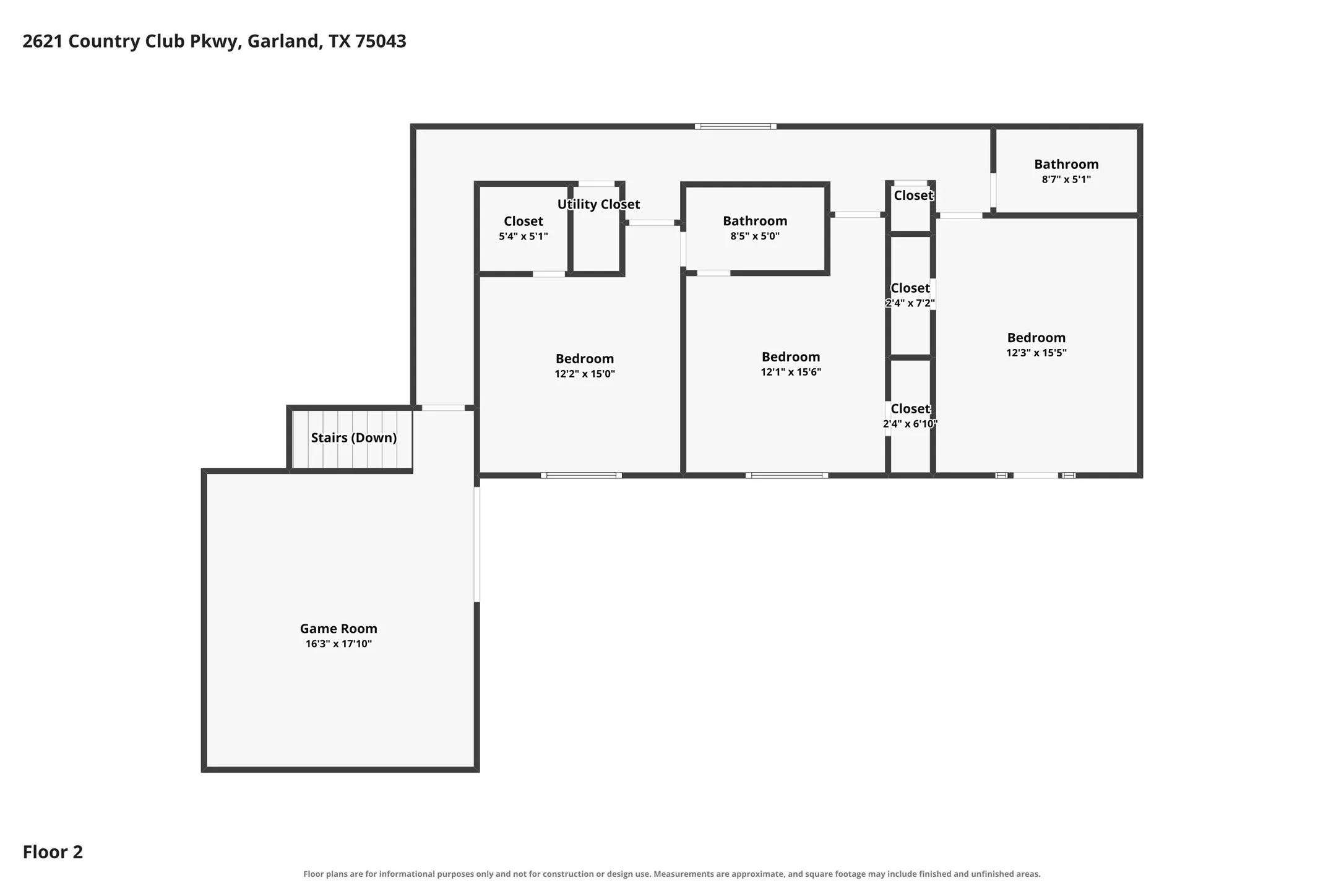 2nd Level Floor Plan