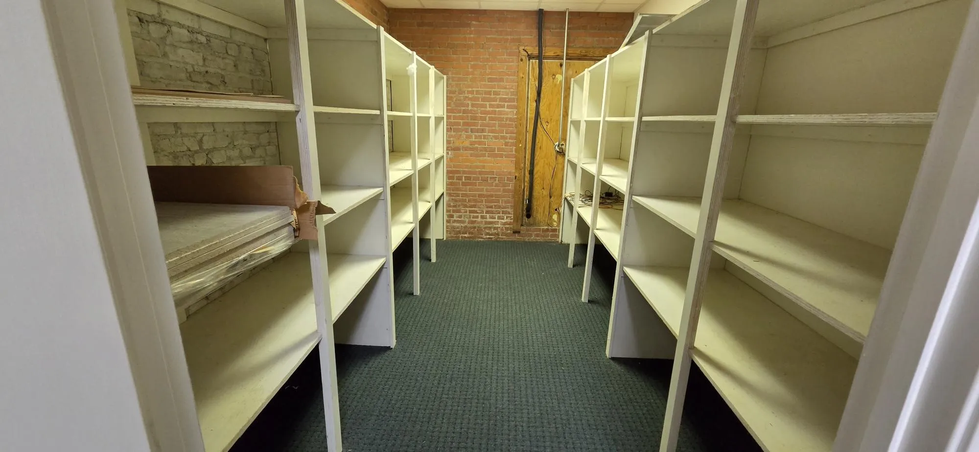 Back storage closet