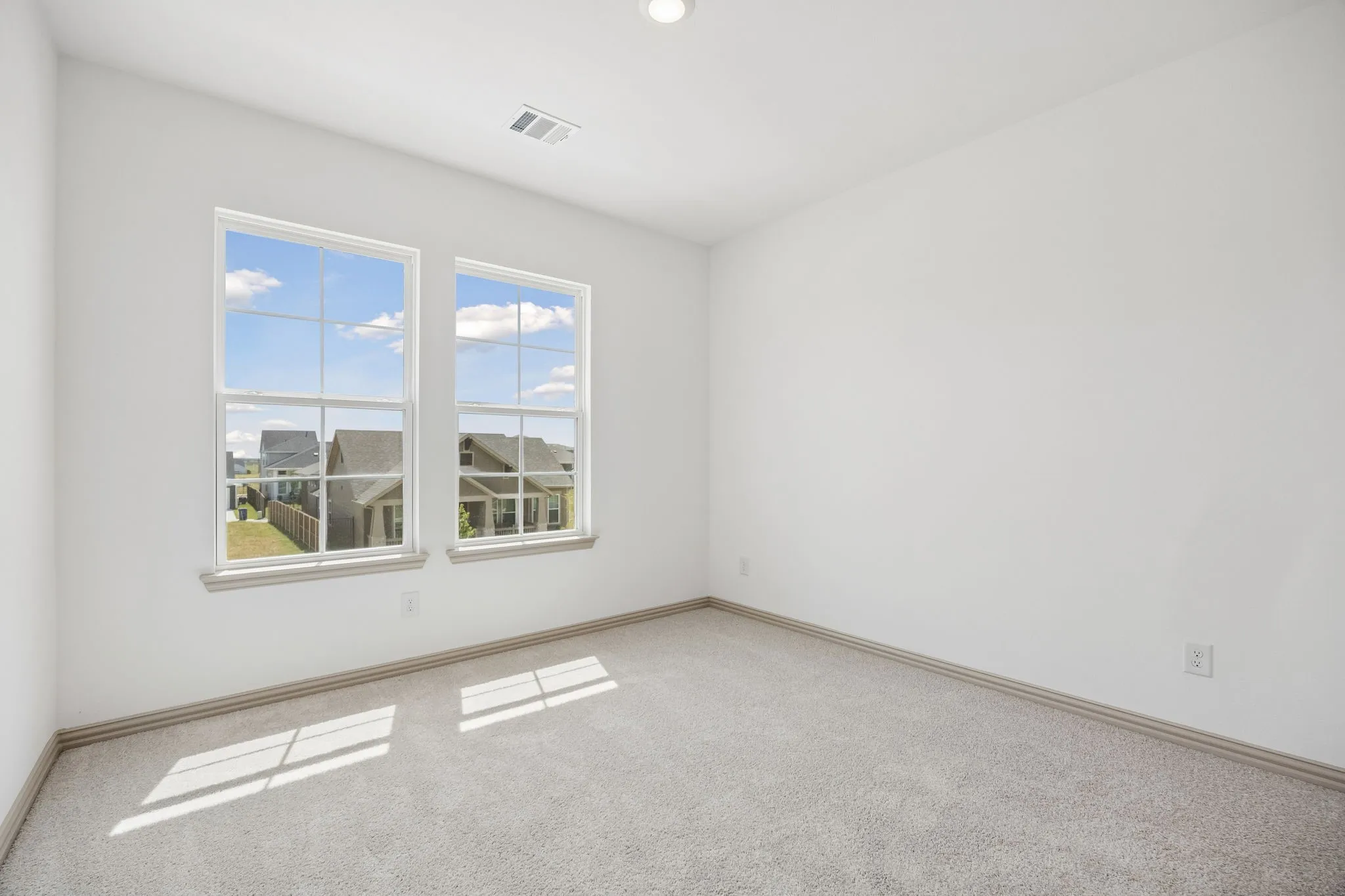 You'll find a nicely sized secondary bedroom in our Boyd floor plan.