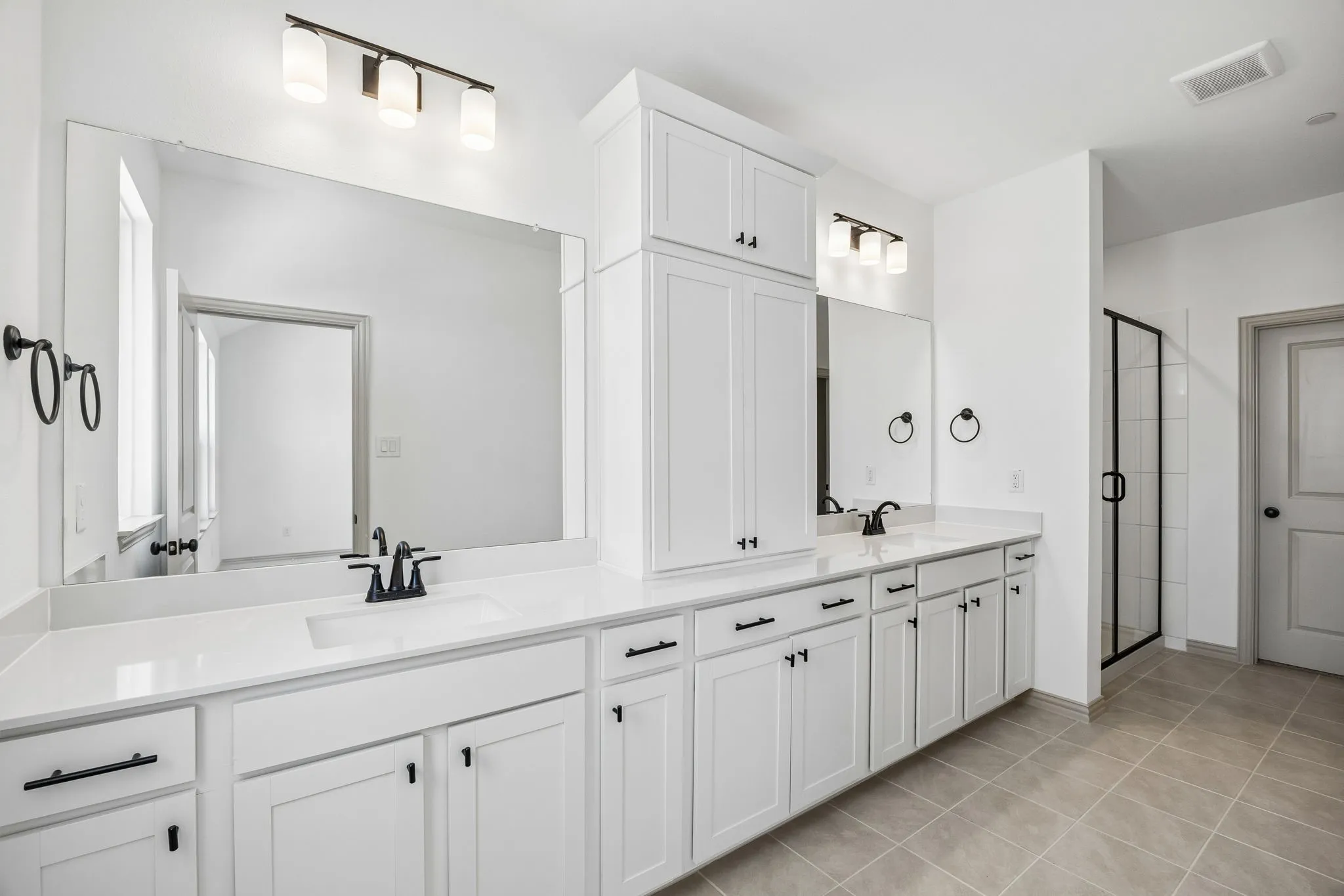 Plenty of space for two in this wonderful owner's bath.