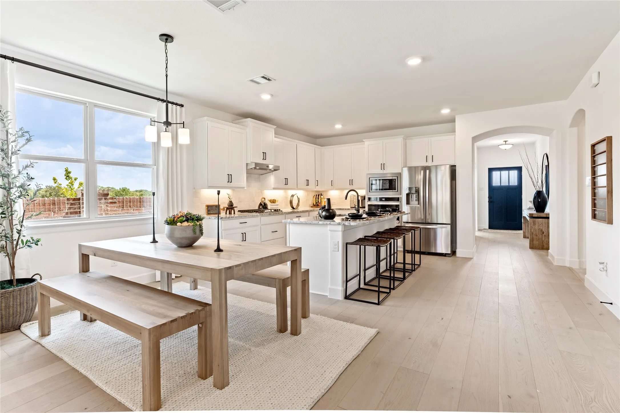 Beazer Homes Saratoga Laredo Floorplan. This is not a photo of the actual home, but is a photo of the Laredo floorplan.