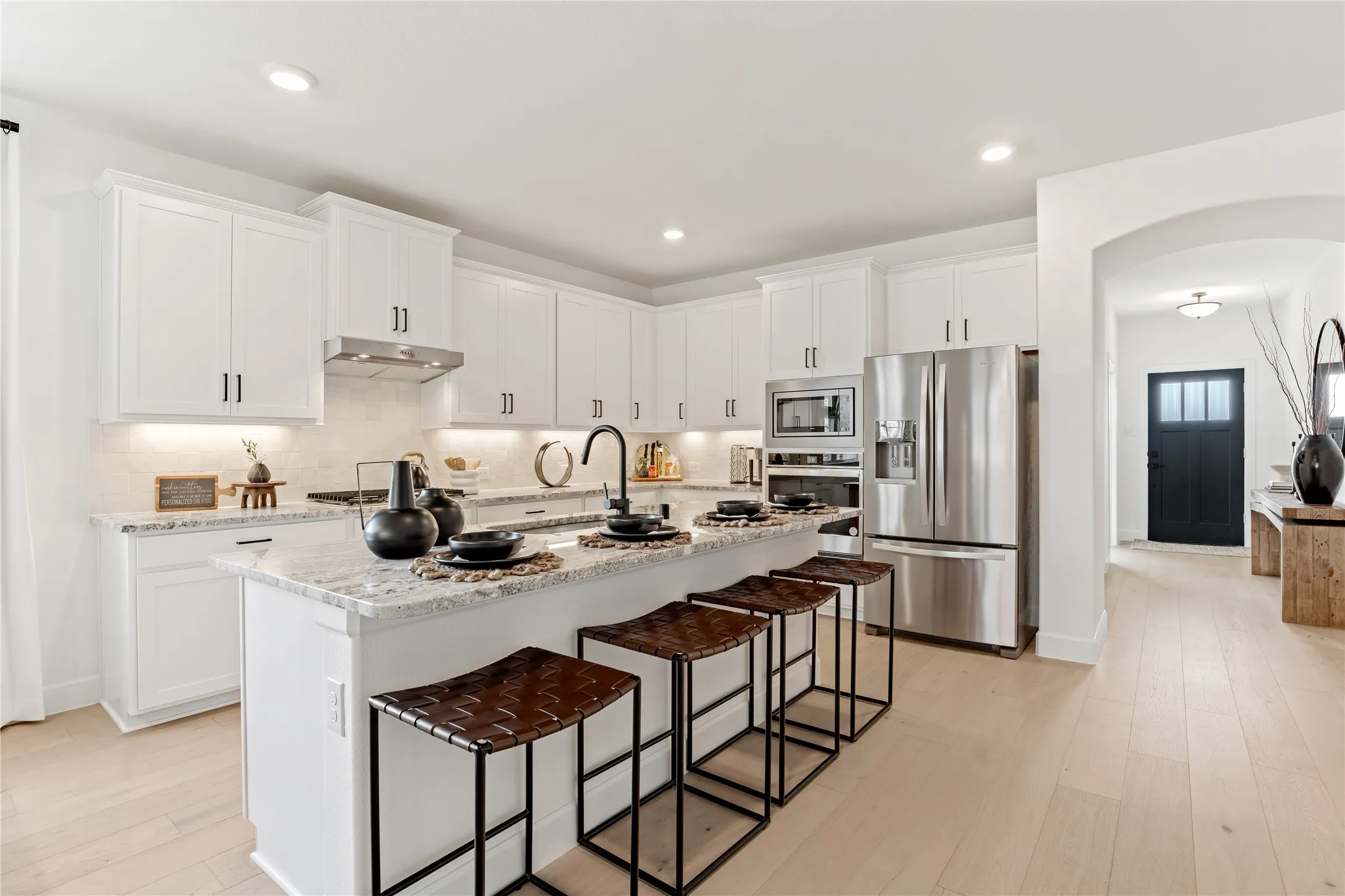 Beazer Homes Saratoga Laredo Floorplan. This is not a photo of the actual home, but is a photo of the Laredo floorplan.