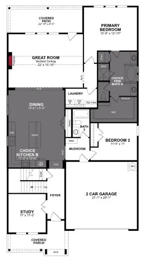 Beazer Homes Saratoga Laredo Floorplan.