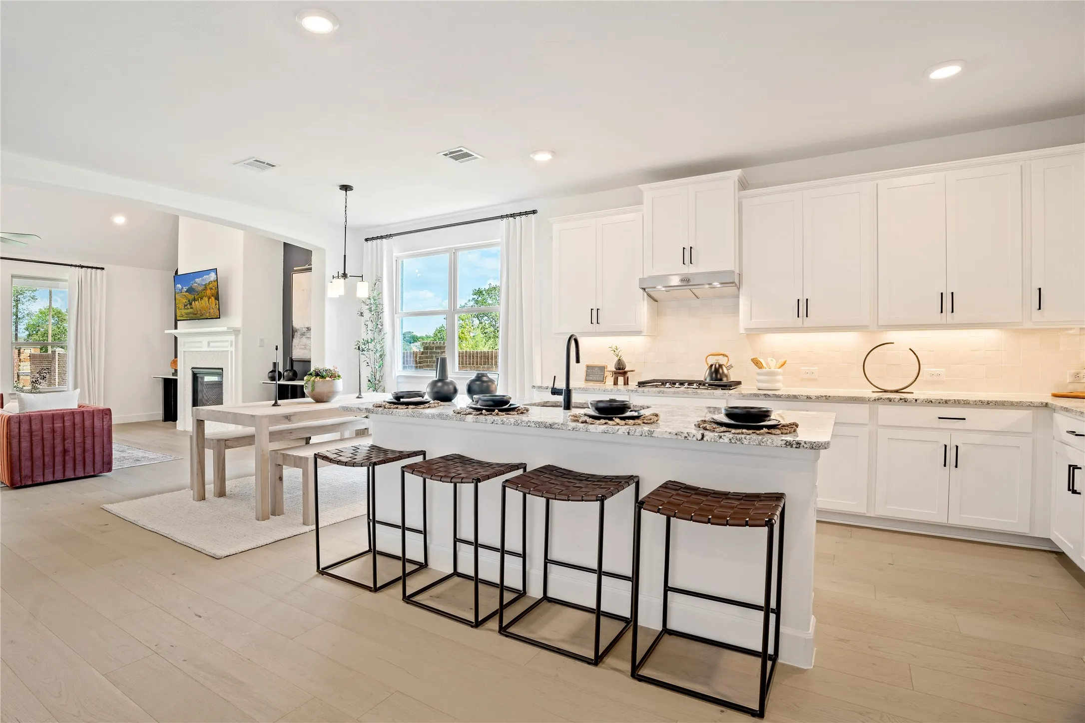 Beazer Homes Saratoga Laredo Floorplan. This is not a photo of the actual home, but is a photo of the Laredo floorplan.