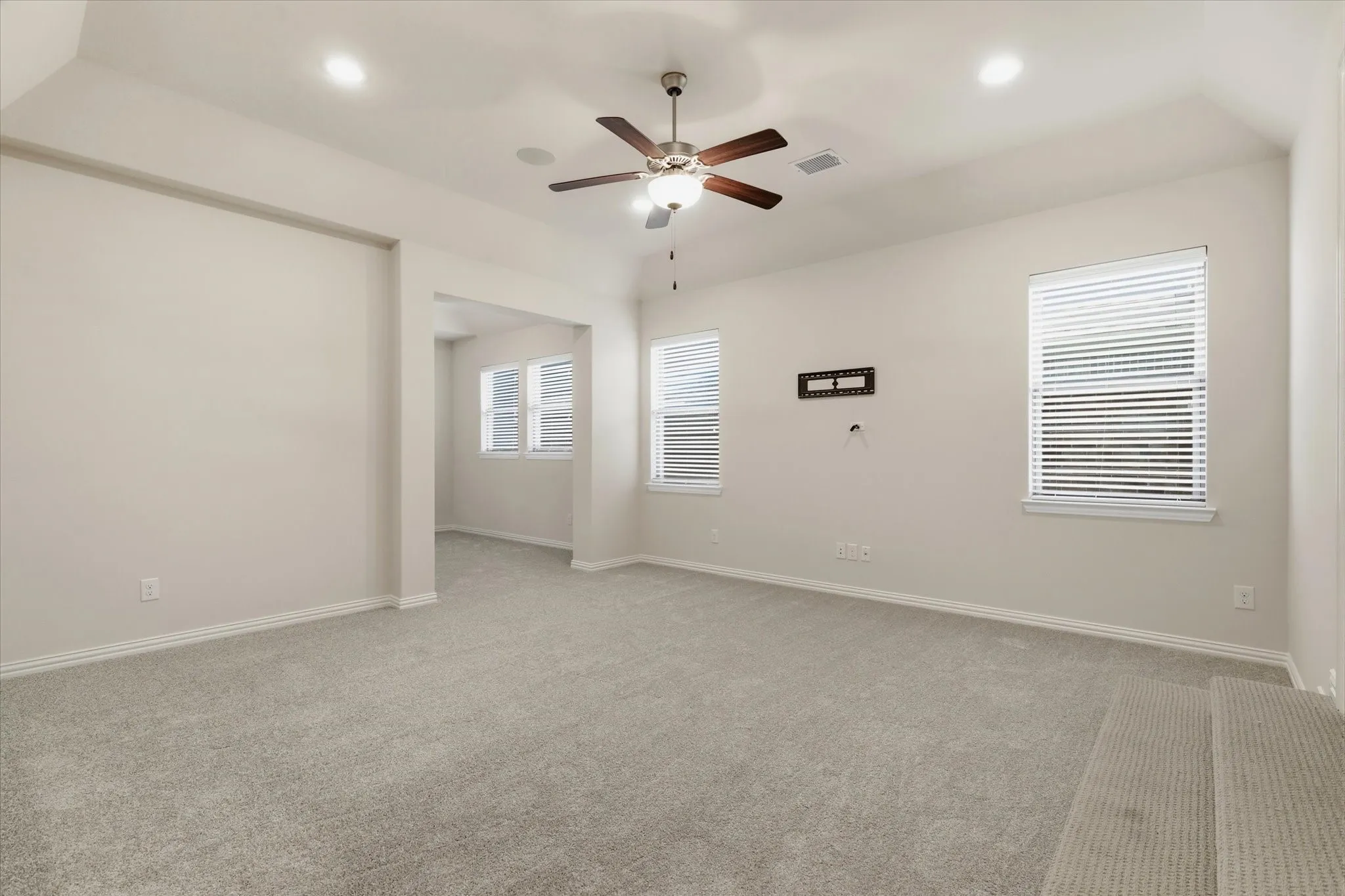Large Game Room with an extension for a Card Room.
